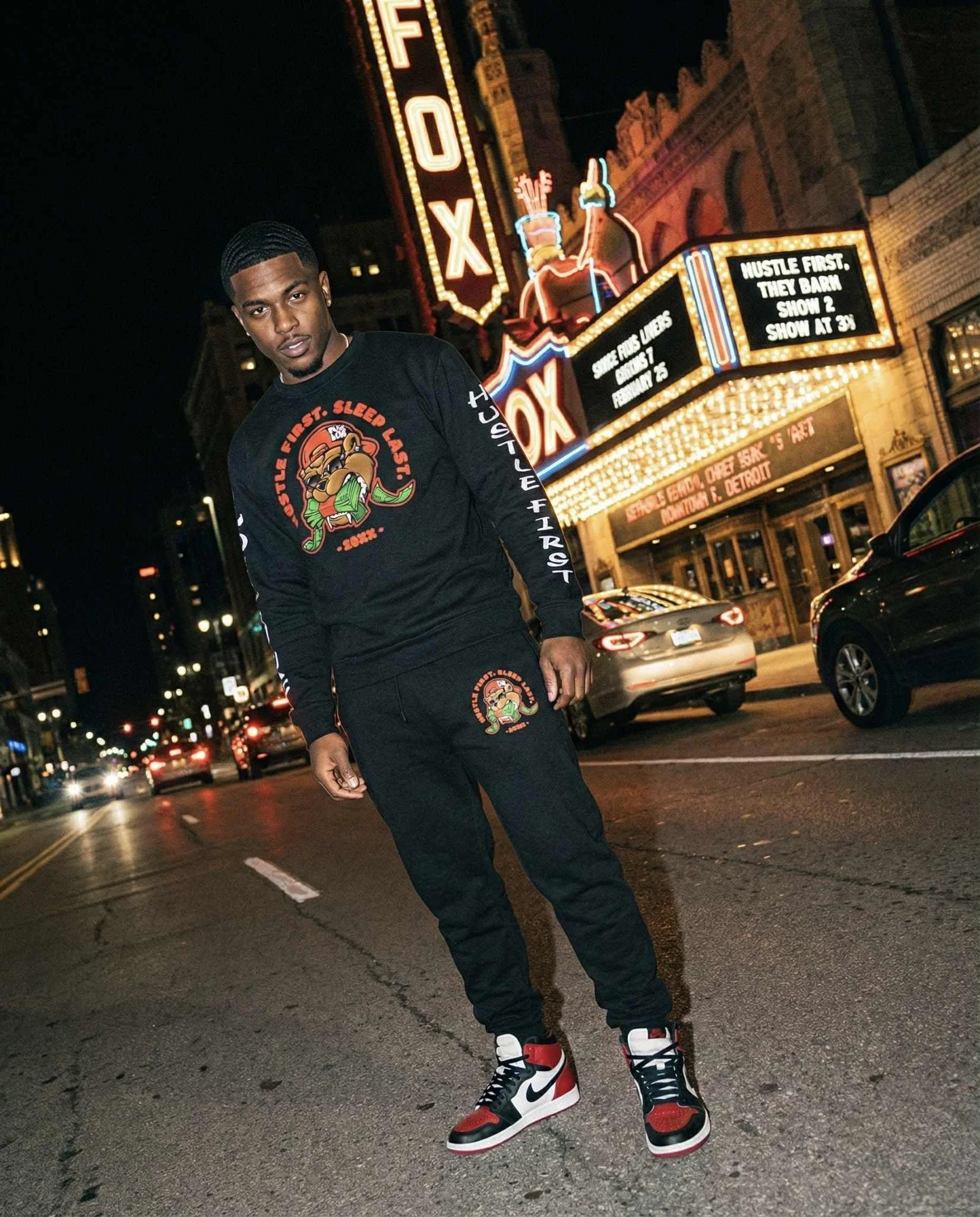 Black Shadow Jogging Suit