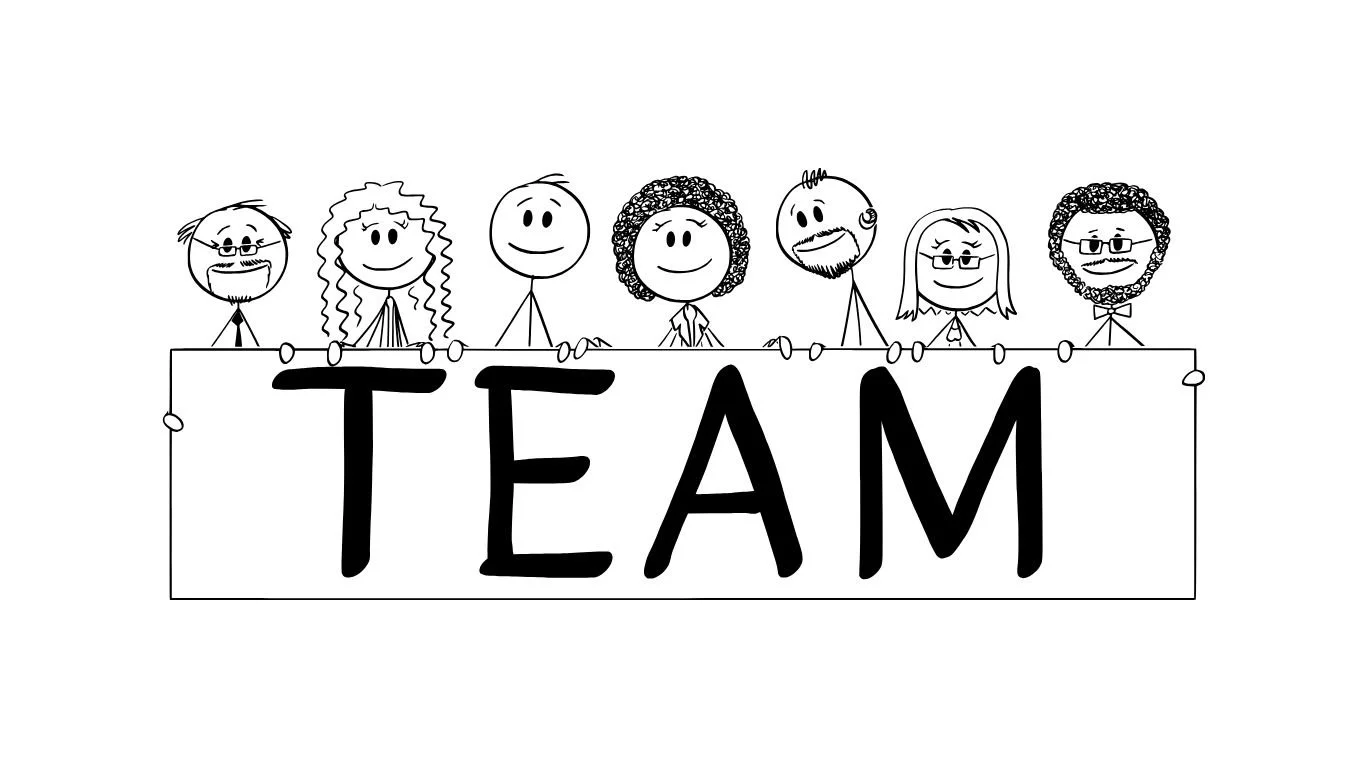 illustrasjon av team
