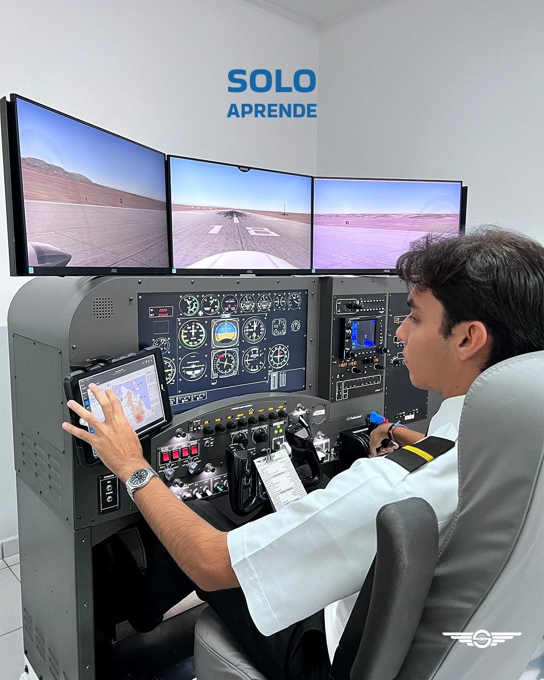 &iexcl;Ponemos en tus manos la &uacute;ltima tecnolog&iacute;a al servicio de tu formaci&oacute;n! Vuelo simulado con escenario reales 🏞️