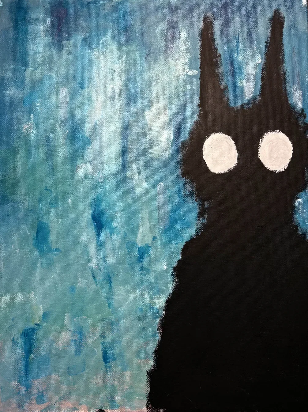 A Blurry Dream - Finger Painting