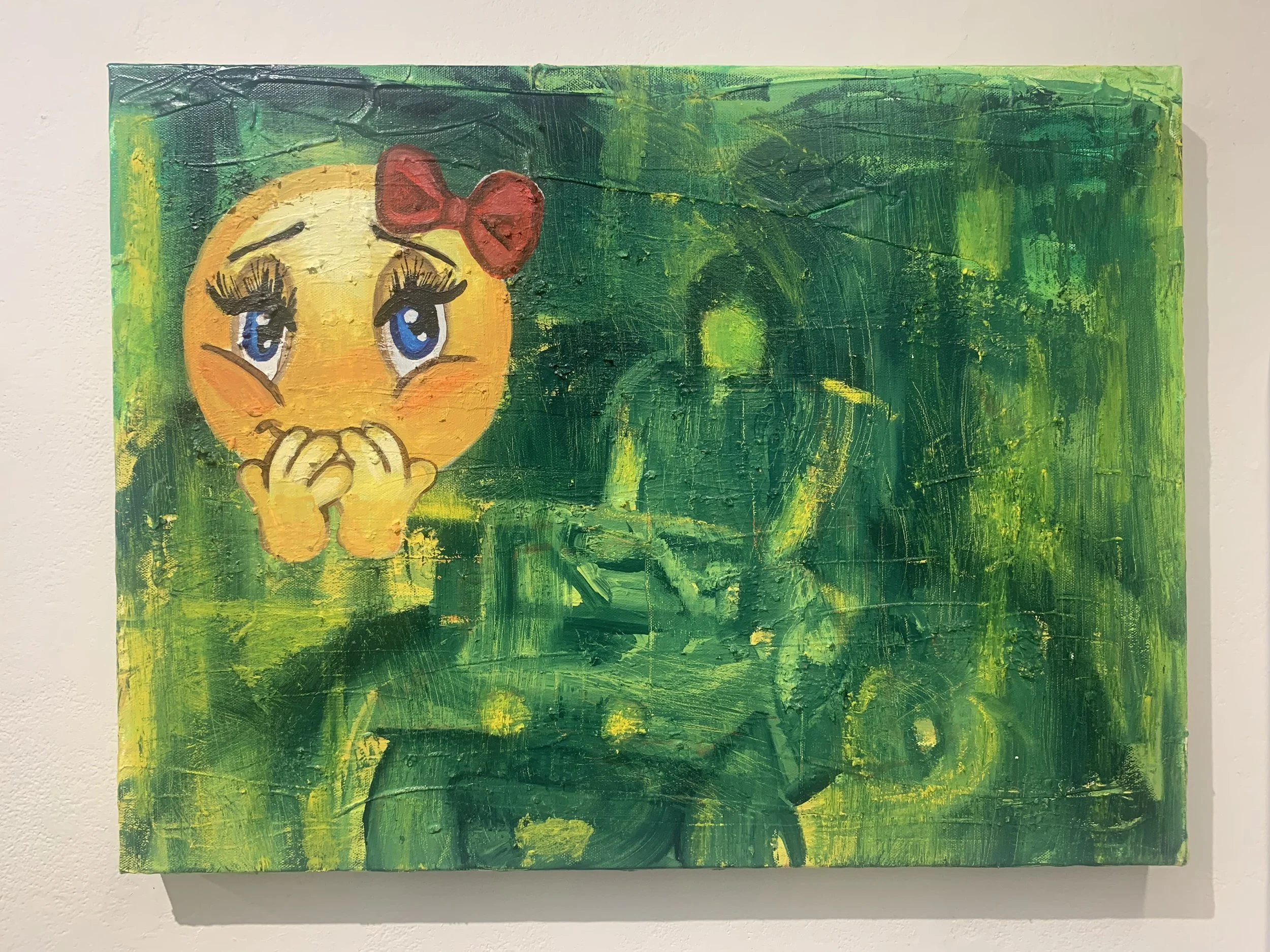 demure
oil and acrylic on canvas