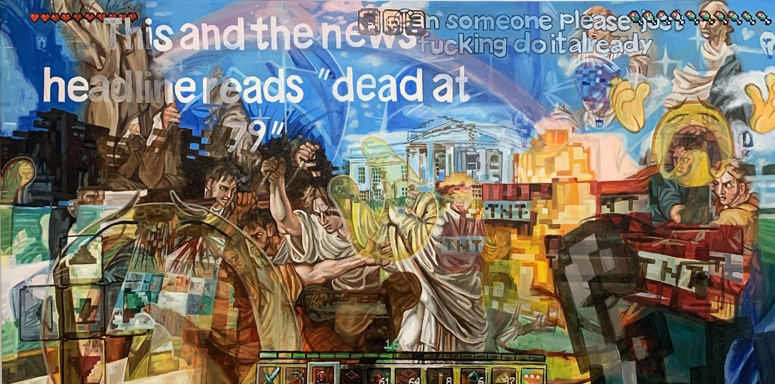 i'm so tired
acrylic on canvas