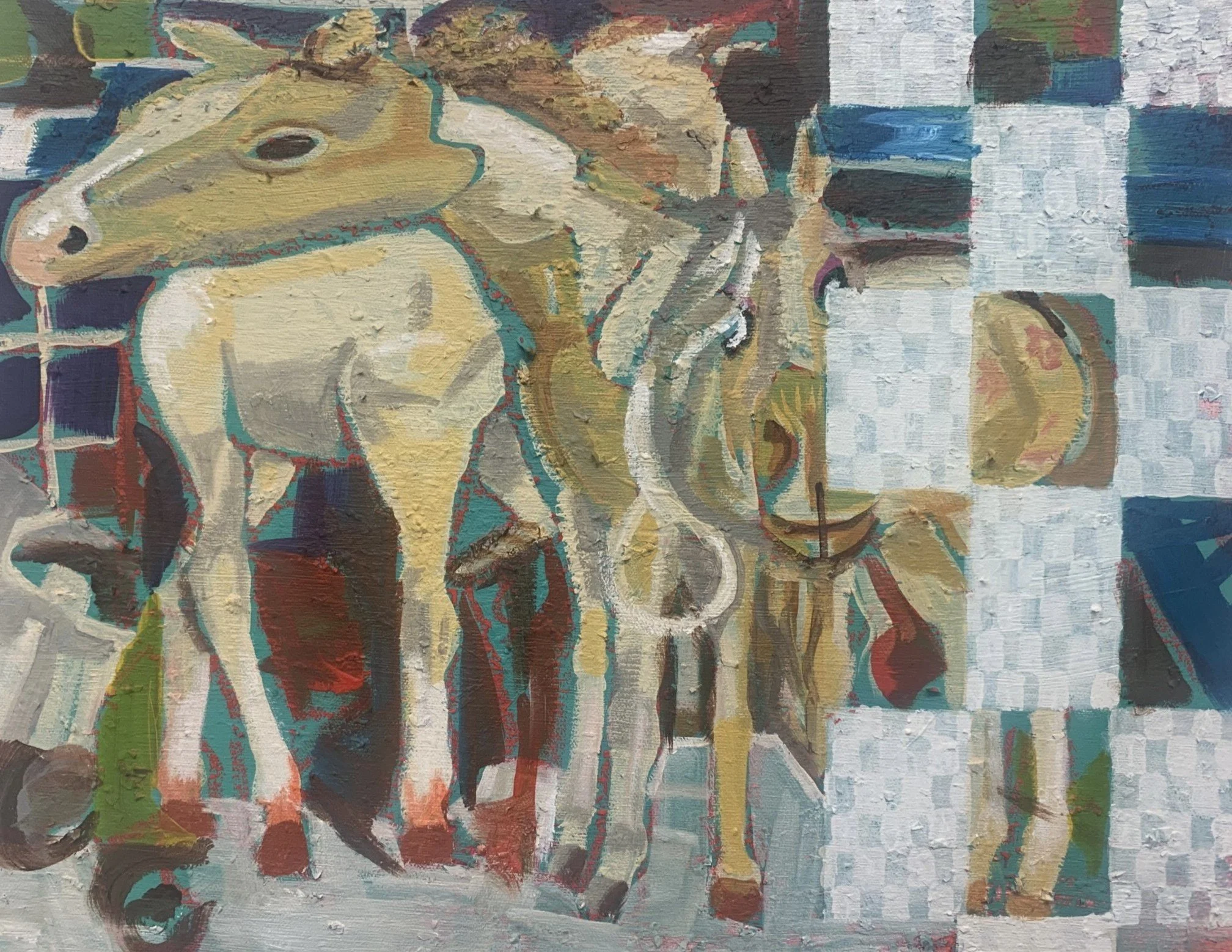ponies
acrylic on canvas