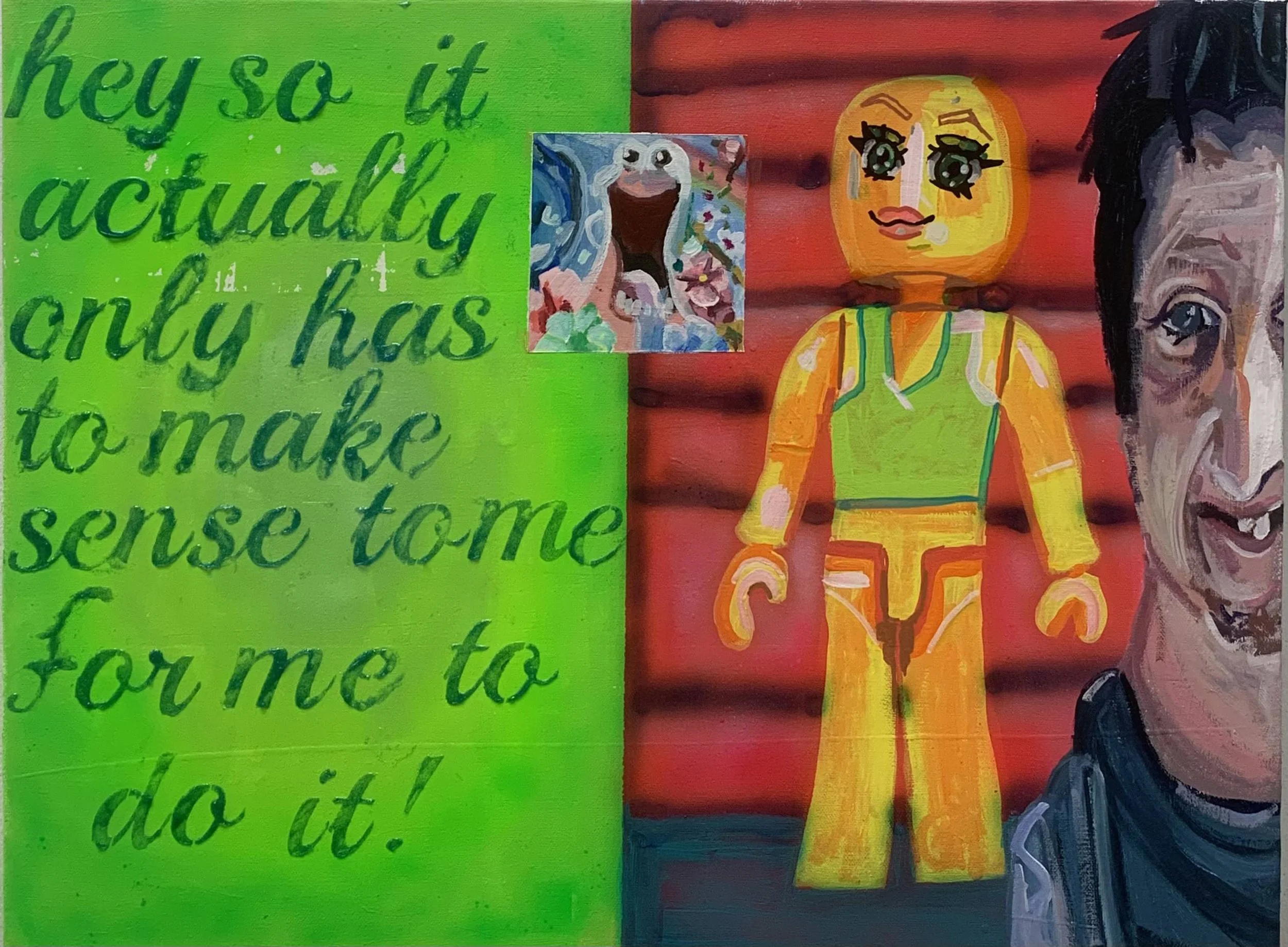 and i don't feel like explaining it acrylic on canvas