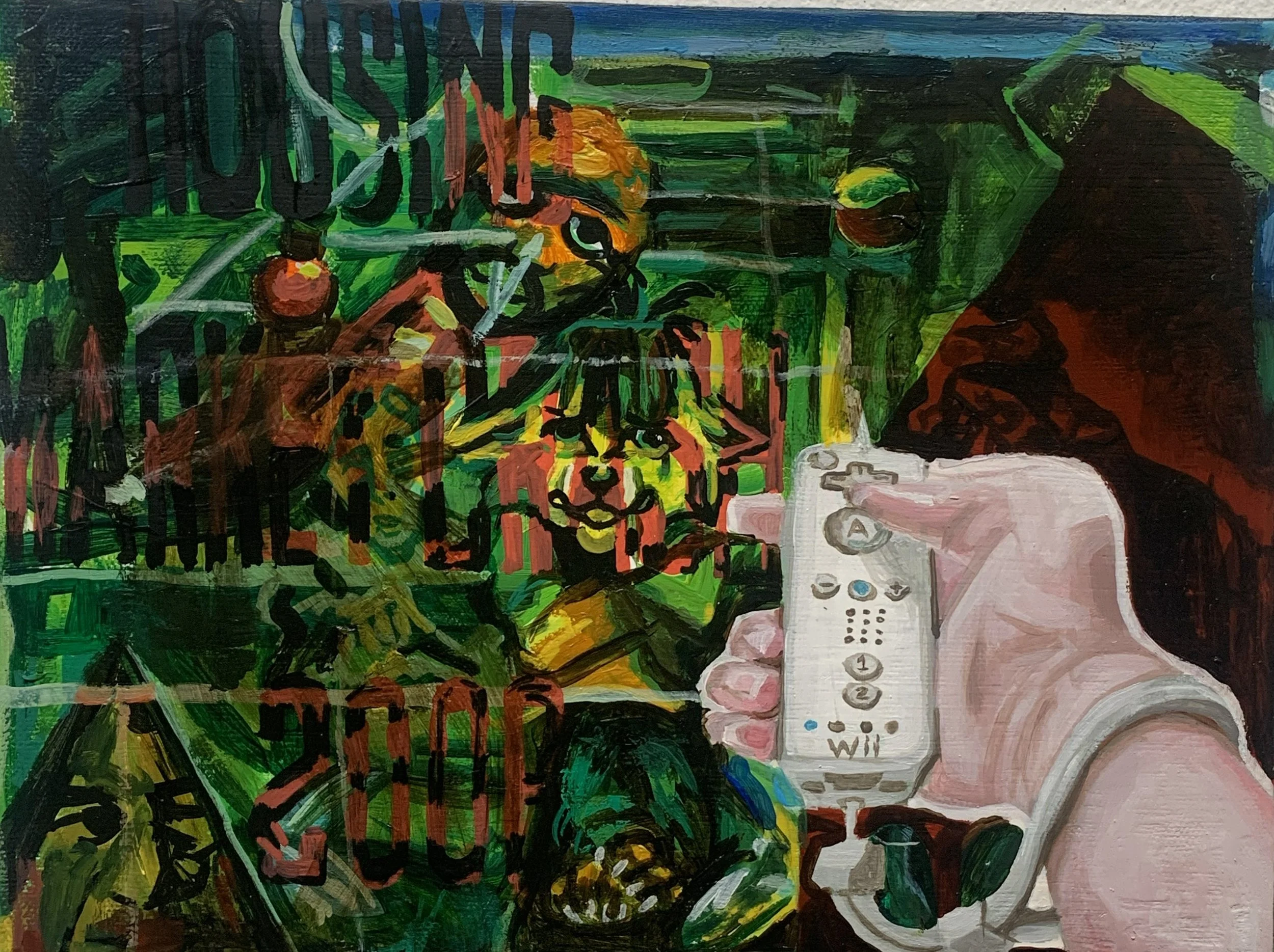 we almost lost our house but at least we have wii tennis
acrylic on canvas