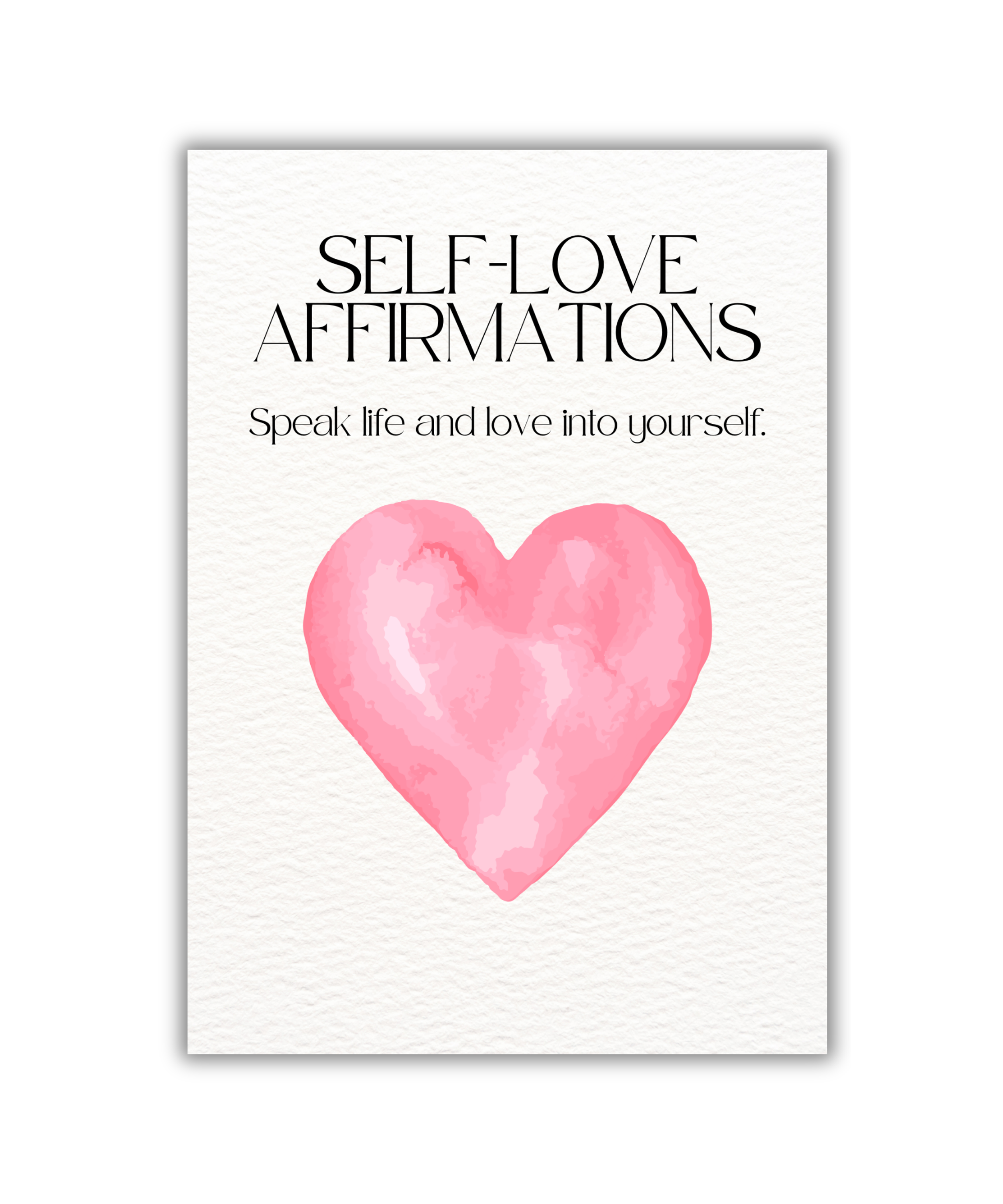 Self-Love Affirmation Cards