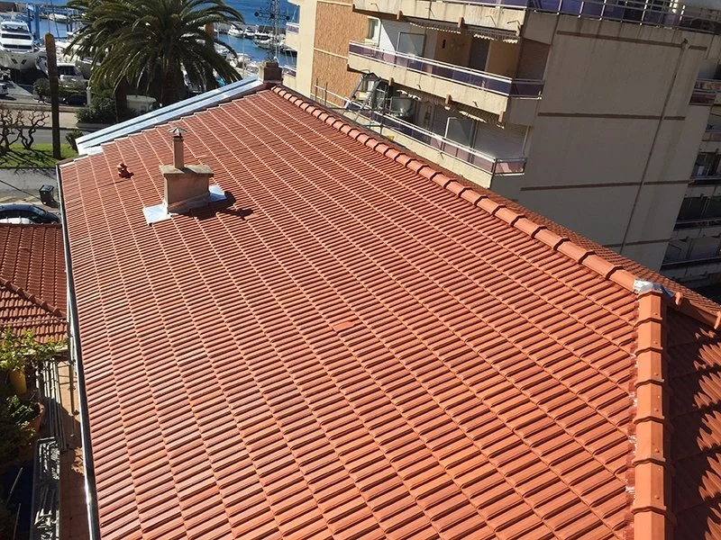 Réfection de la couverture de la Chapelle Saint-Laurent à Menton