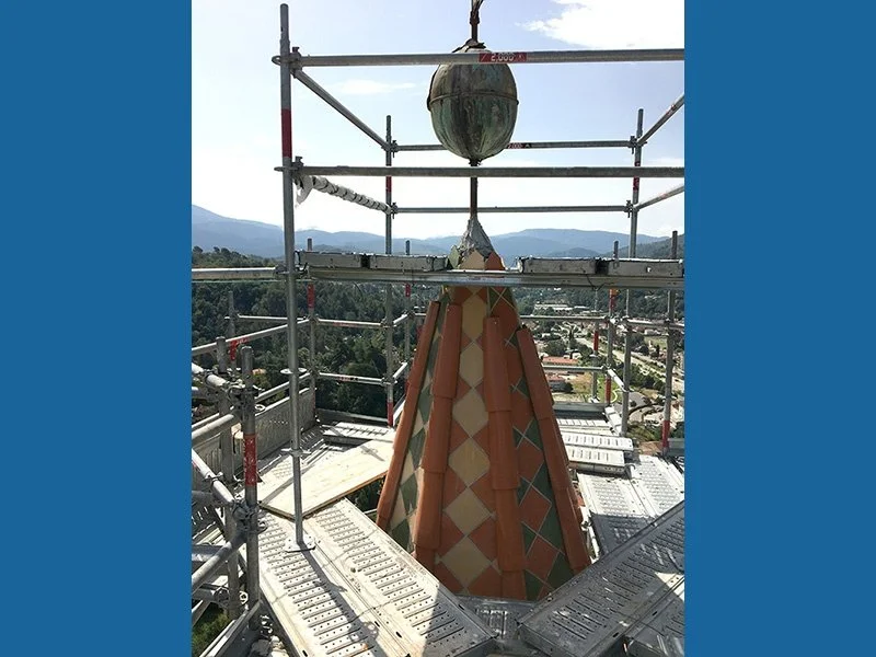 Réfection de la couverture de l’église de Contes