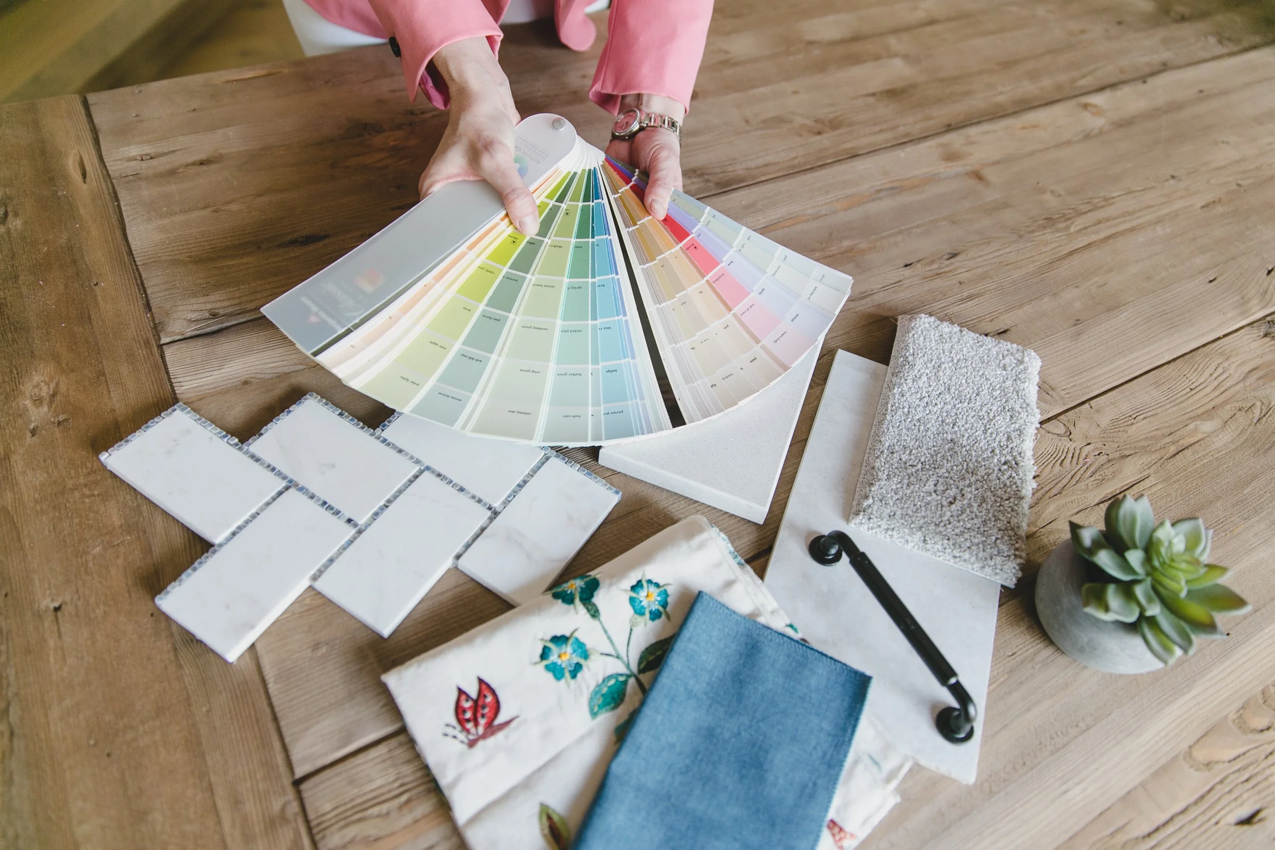 Colour selections for design project