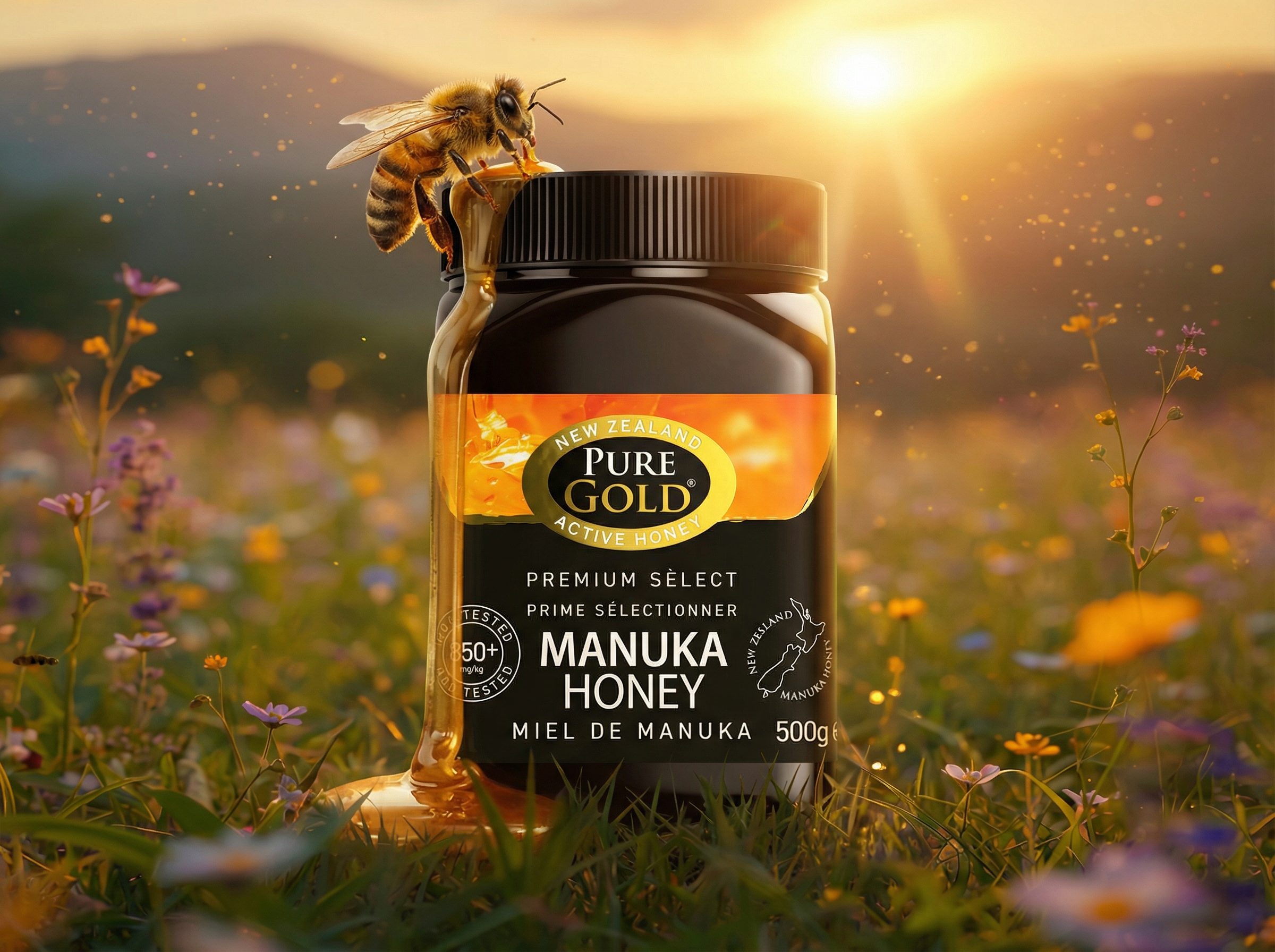 Firefly_Gemini Flash_add product into image reference, add smooth honey running down side of jar._Make jar 92593.png