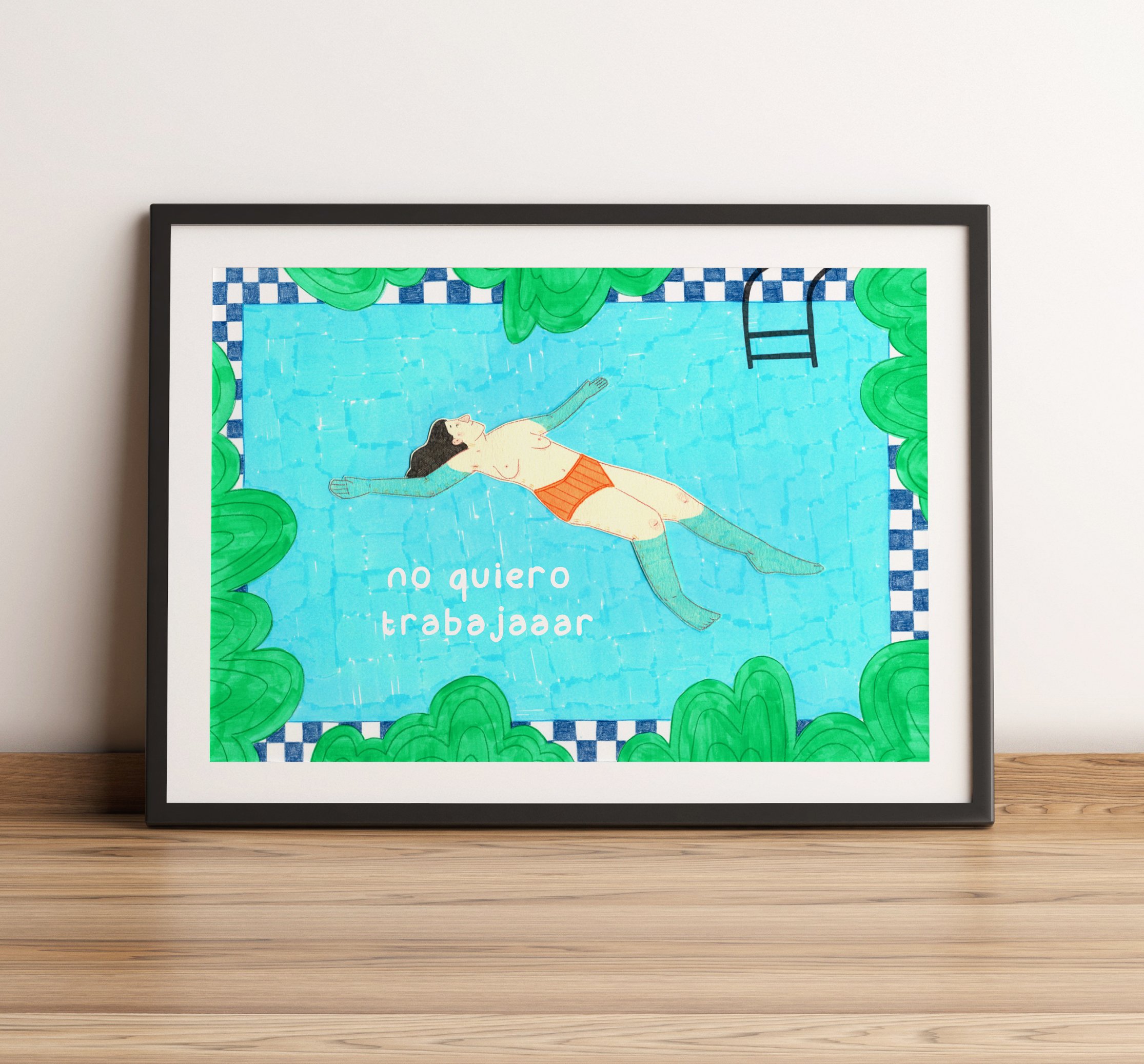 Làmina No quiero trabajar