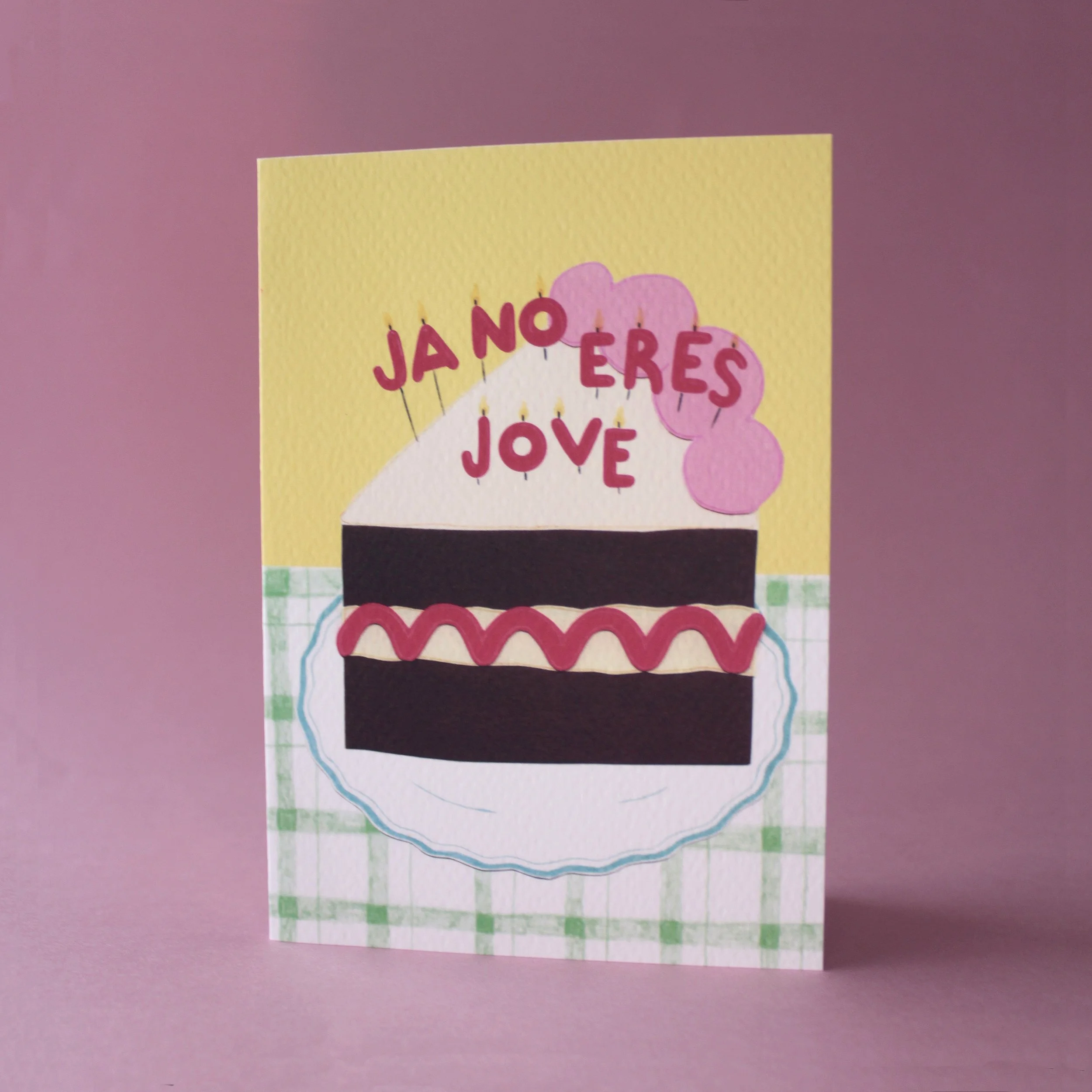 Targeta Ja no eres jove