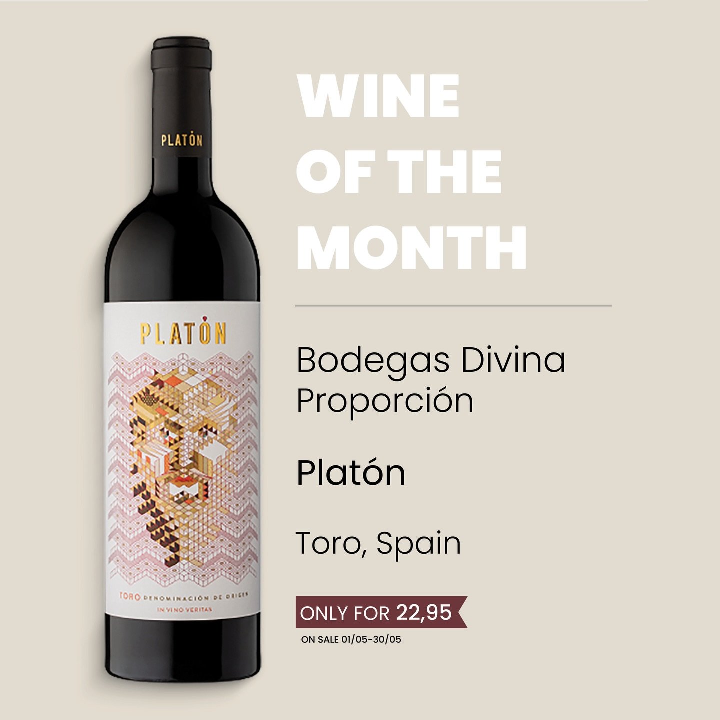 🔥 Bodegas Divina Proporci&oacute;n &ndash; Plat&oacute;n

An impressive Tinta de Toro from one of Toro&rsquo;s youngest and most exciting wineries. Divina Proporci&oacute;n works with the idea of the Golden Ratio &mdash; everything in perfect balanc