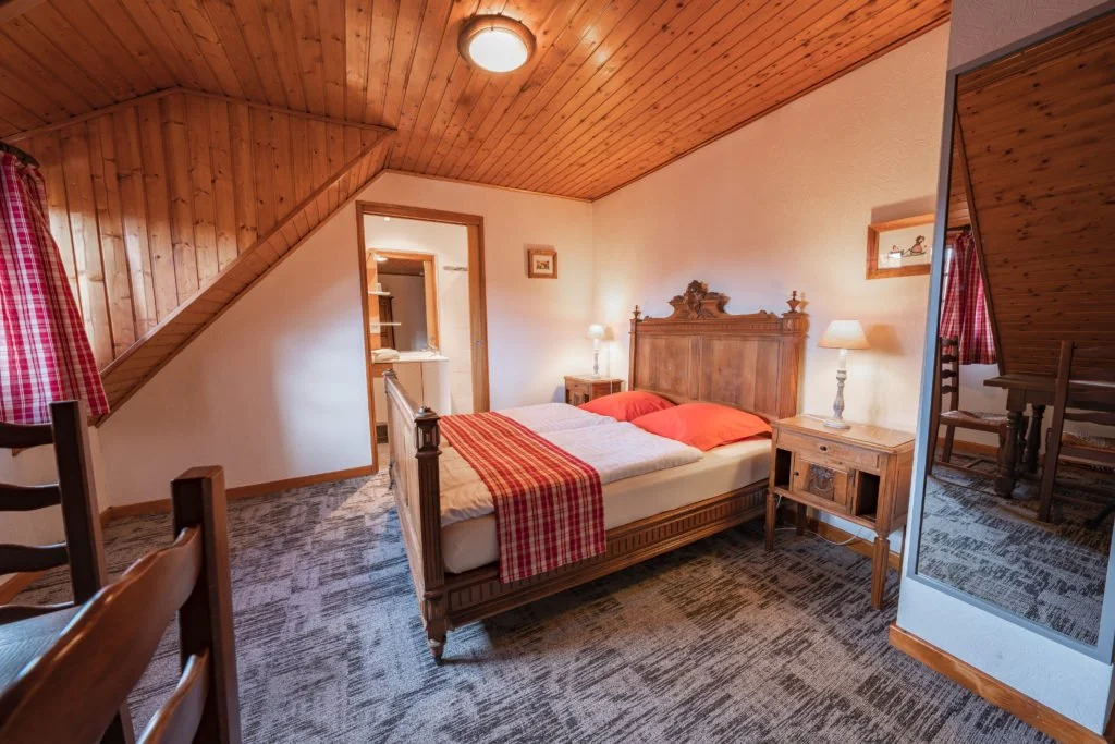 Slaapkamer op het chateau van Ruhlmann-Schutz