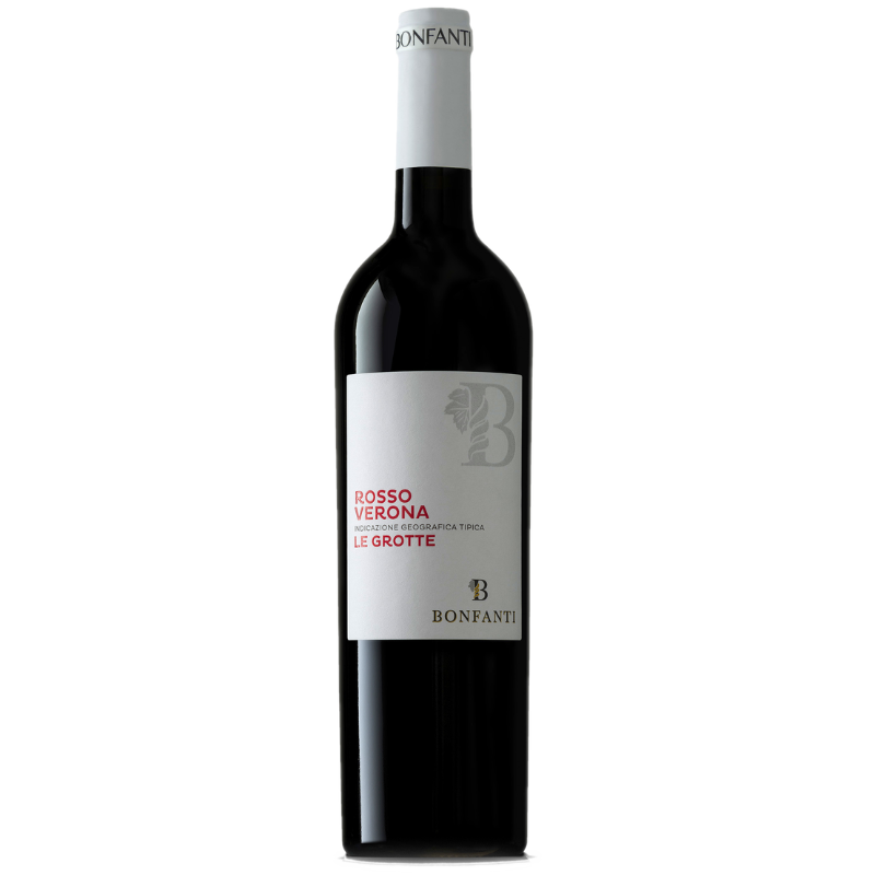 Een foto van een fles Bonfanti Rosso Verona Le Grotte