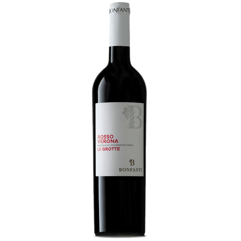 Een foto van een fles Bonfanti Rosso Verona Le Grotte