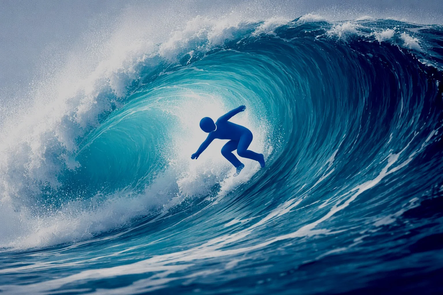 Crushed by the wave. Pre-biopsy.