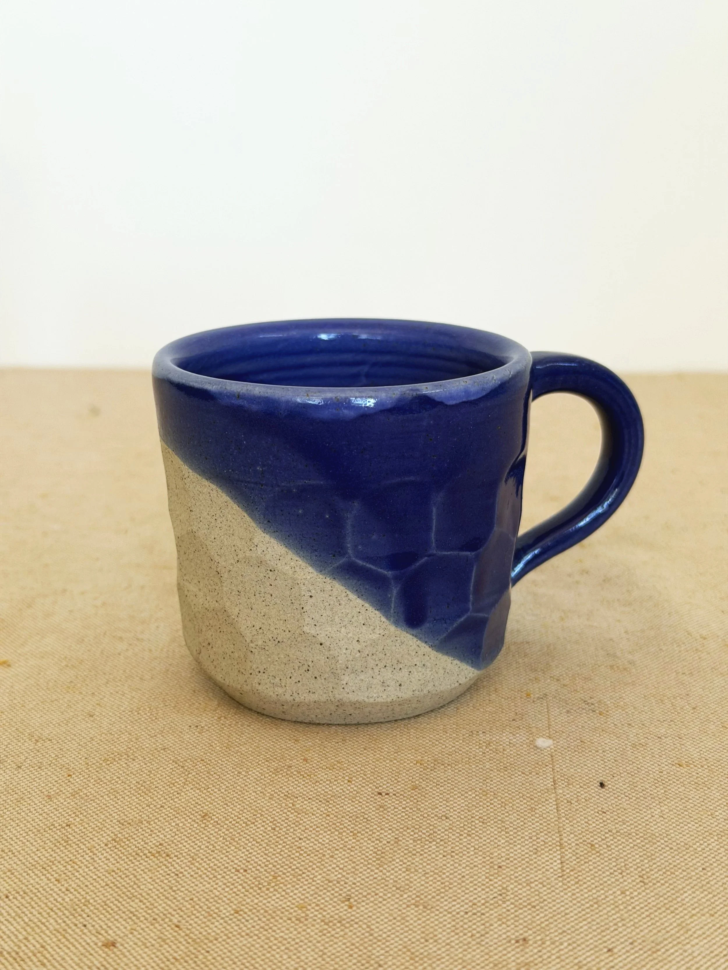 Mug - Blue Bay Faceted
