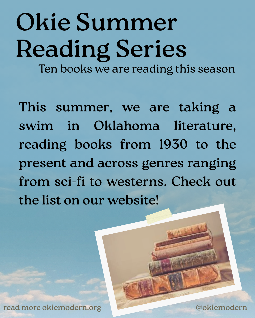 Introducing Our Oklahoma Summer Reading Series