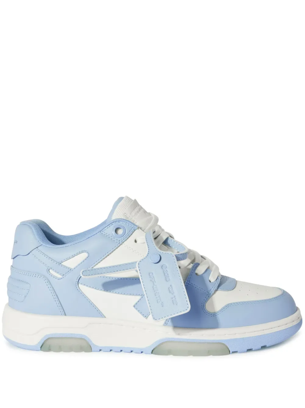 OFF-WHITE OUT OF OFFICE “OOO” CALF LEATHER LIGHT BLUE