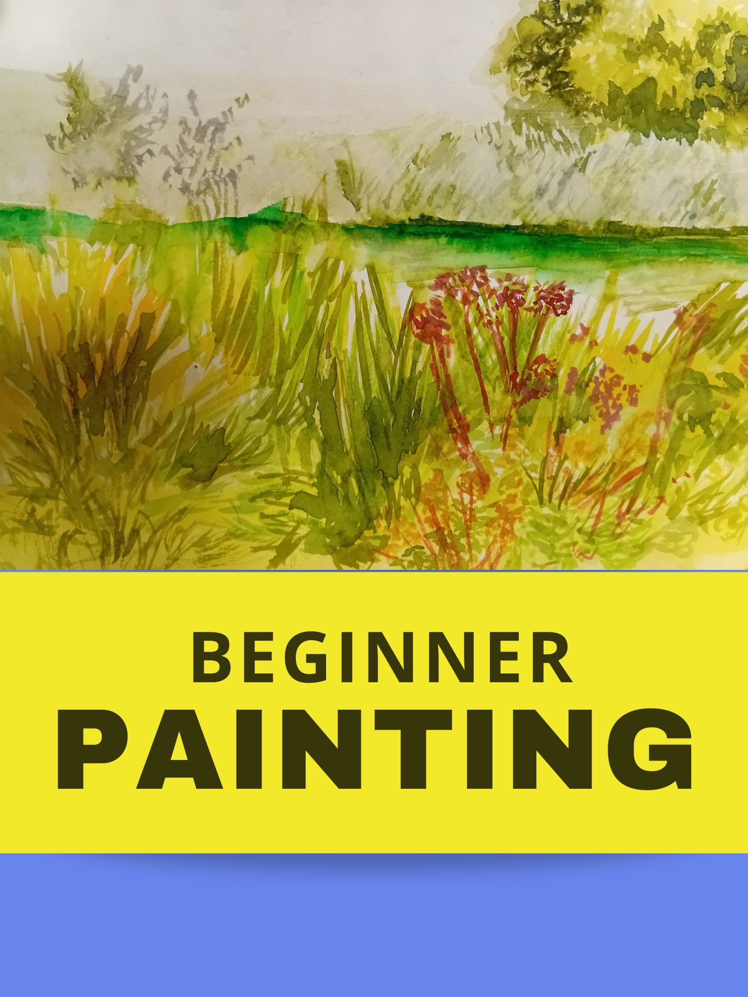 3 Sessions Beginner Watercolour Painting 2-3:30pm Saturdays