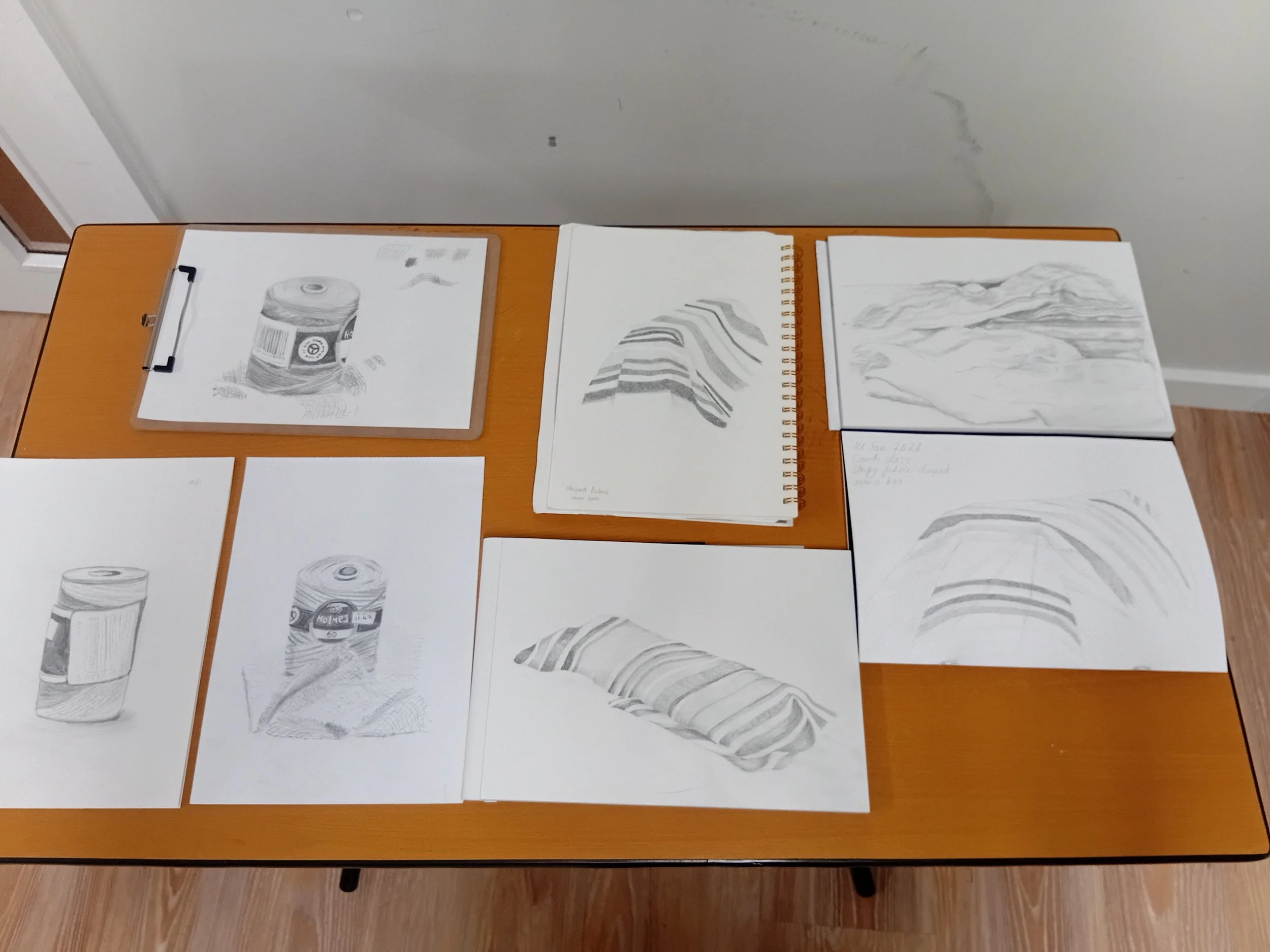 6 Sessions of drawing Saturday 11am - 1pm 28 February - 4 April