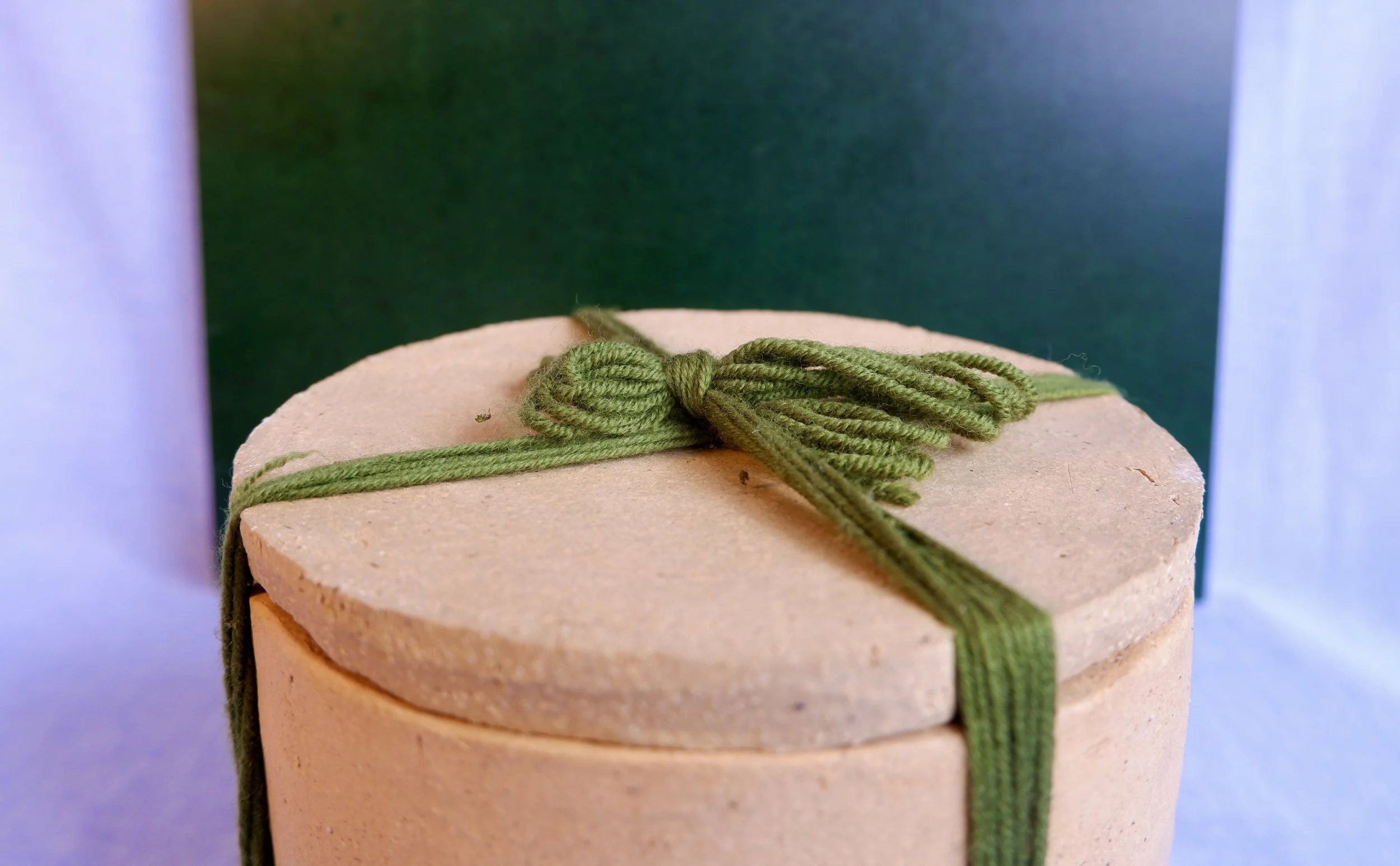 Keep a memory, a secret, a piece of something in here. Seal the jar with an intricate knot, and never open it again. With you forever.