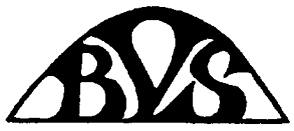 The Bramley Village Society logo consisting of the initials BVS in black font over a whilte background