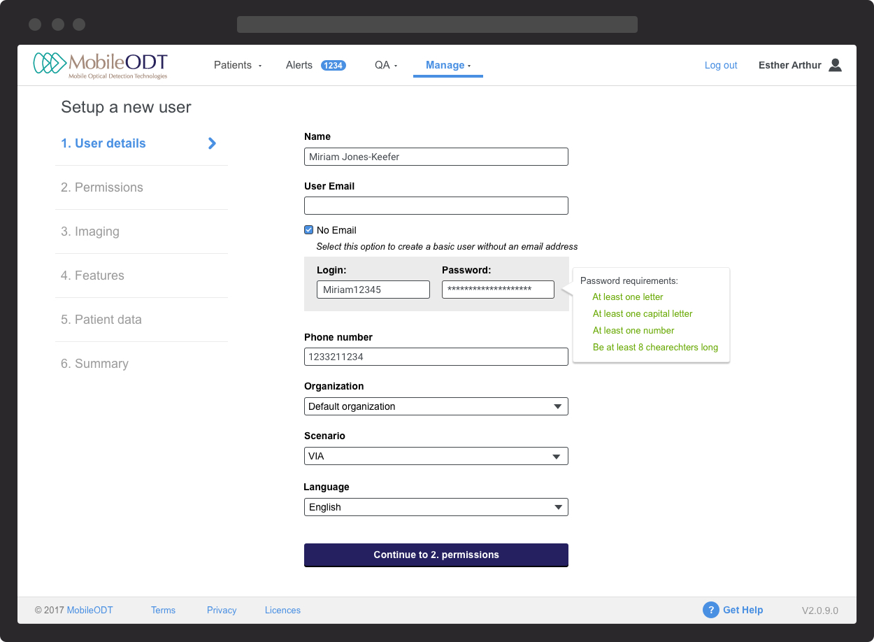 Feature design - new step by step profile setup tool with tooltips, contextual fields and more.