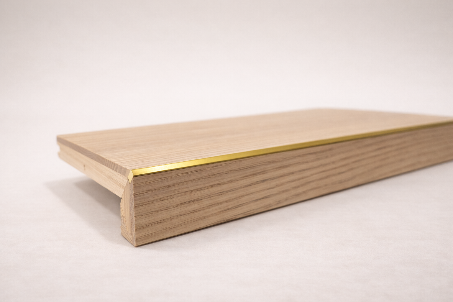 3 piece nosing with brass