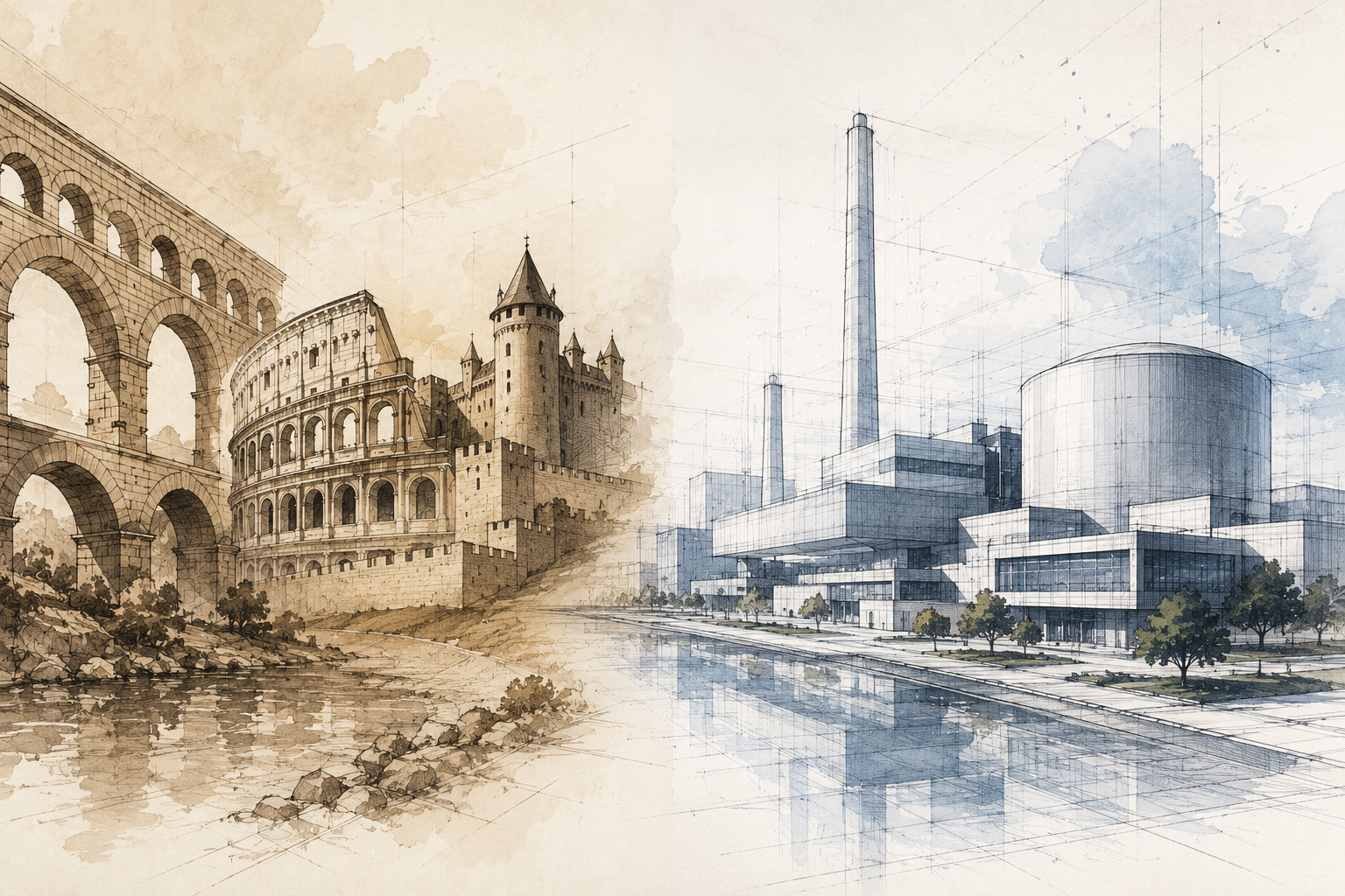 L'architecture des infrastructures raconte l'évolution de nos sociétés