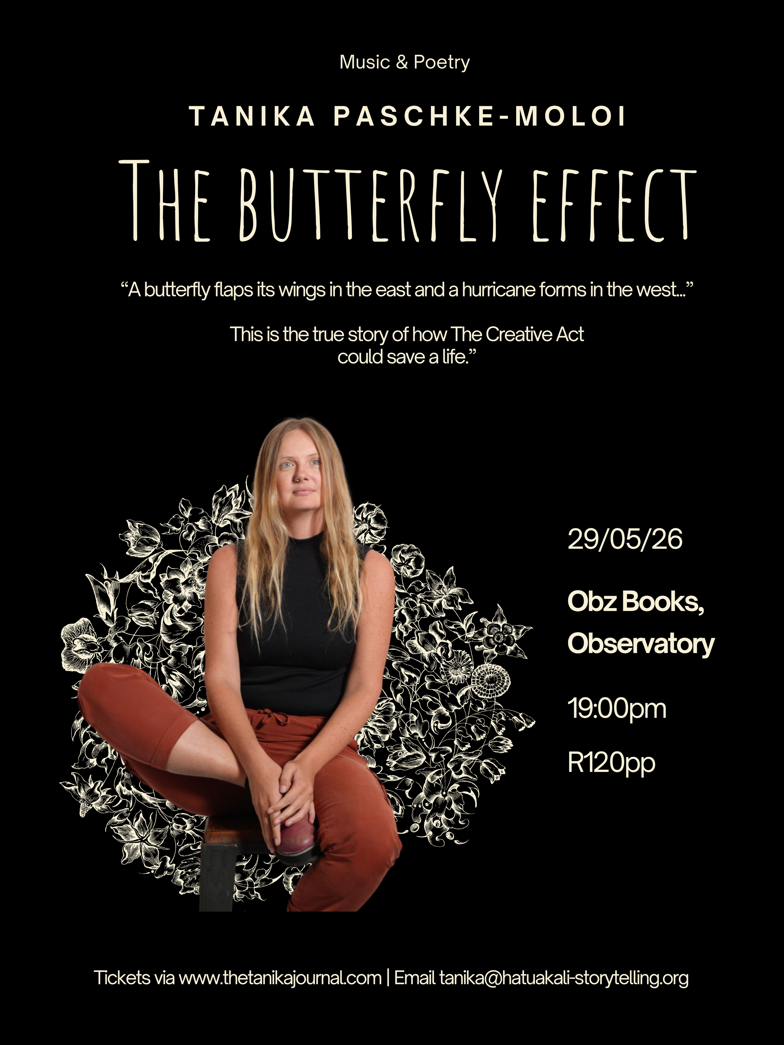 The Butterfly Effect: Music and Poetry with Tanika Paschke-Moloi