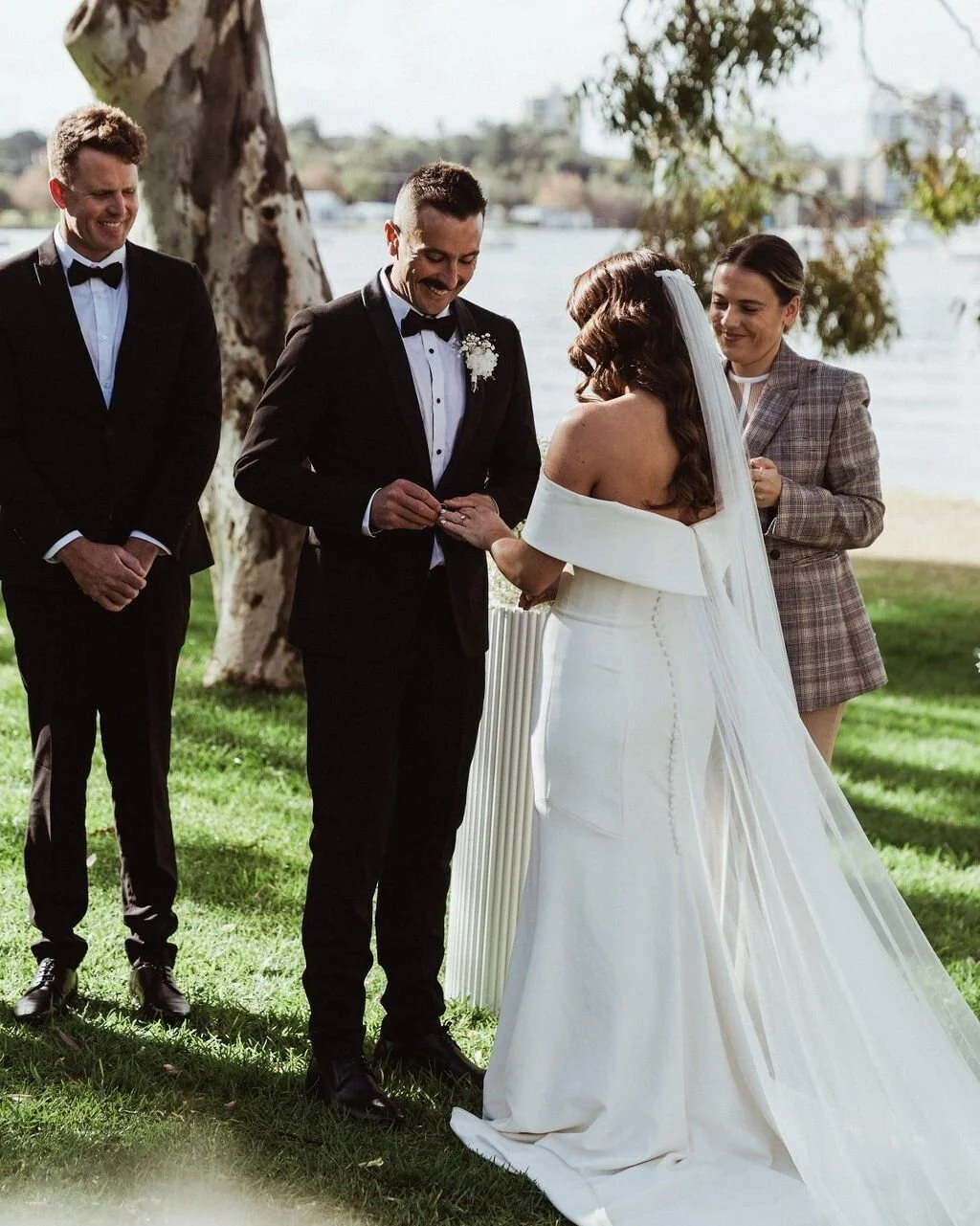 G &amp; A ✨

We are back at @matildabayweddings this Sunday for the lovely N &amp; E's intimate wedding. 

If you are looking for someone to help take your wedding day stresses away, we have discounted packages available for remaining 2026 dates, and