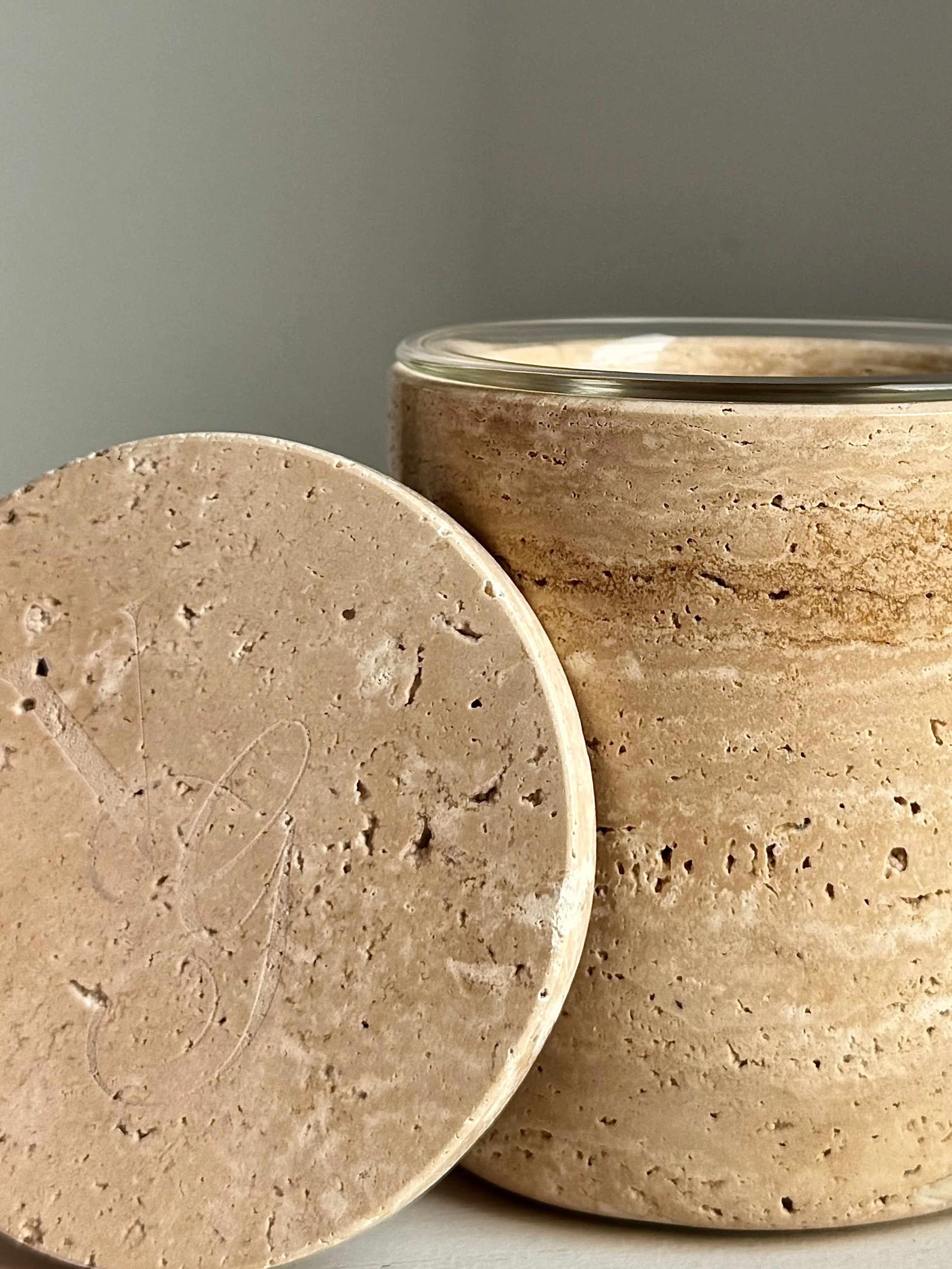 Travertine (Candle Set)