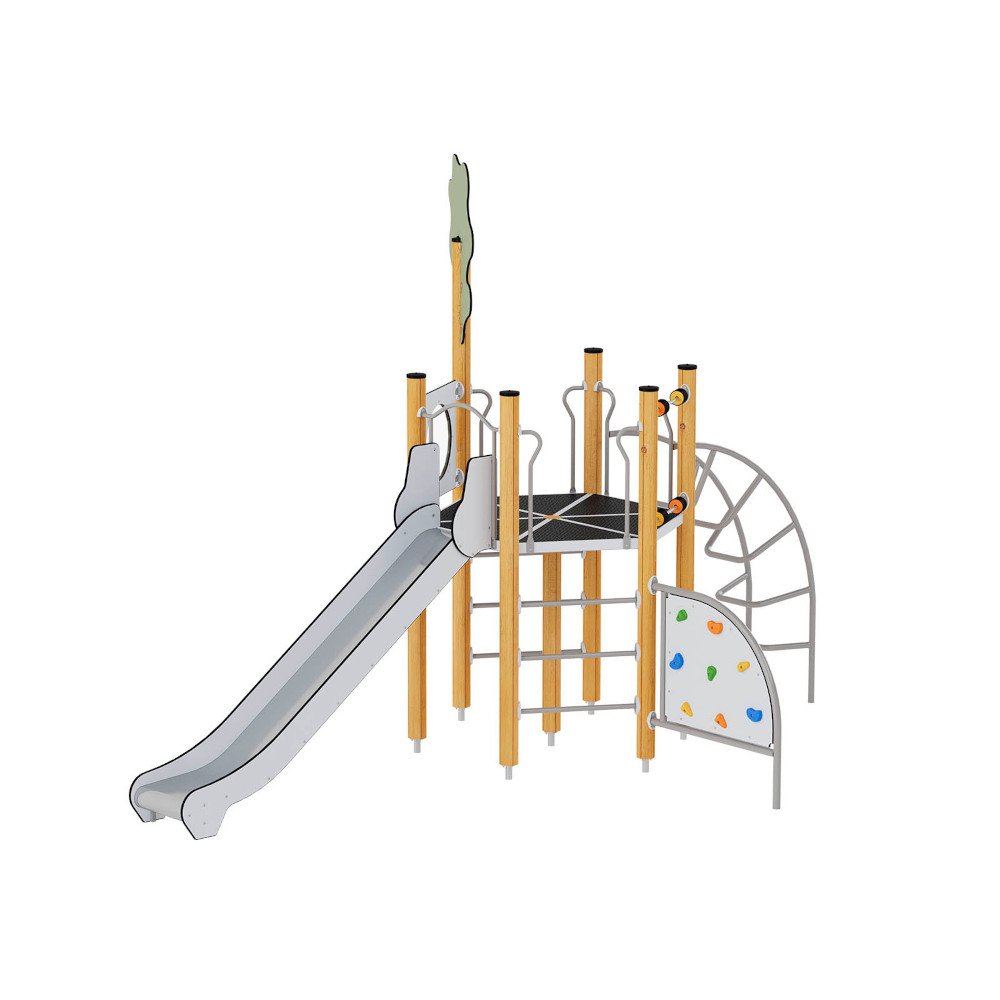 Orbis Kompaktiška Žaidimų Aikštelė 5, Medinė Konstrukcija (11763EPZ-A)