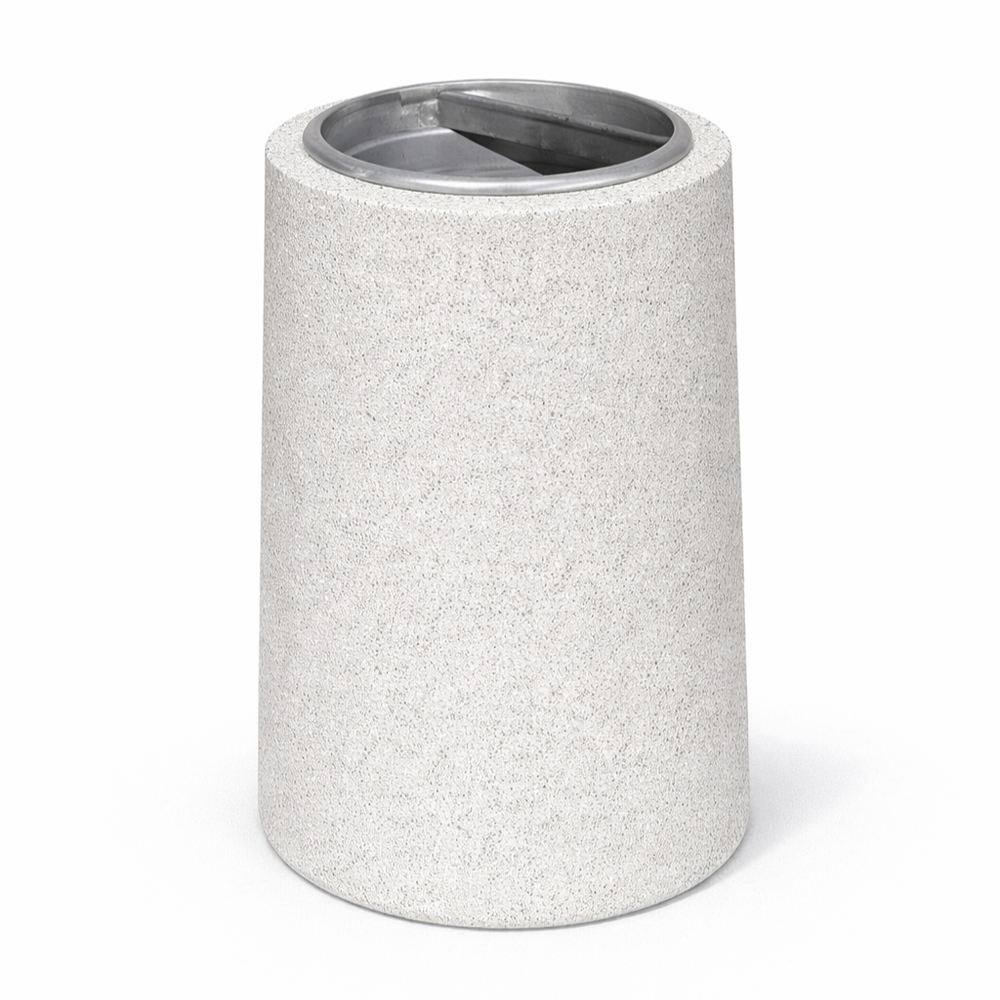 Betoninė šiukšlinė apvali 40L (218)