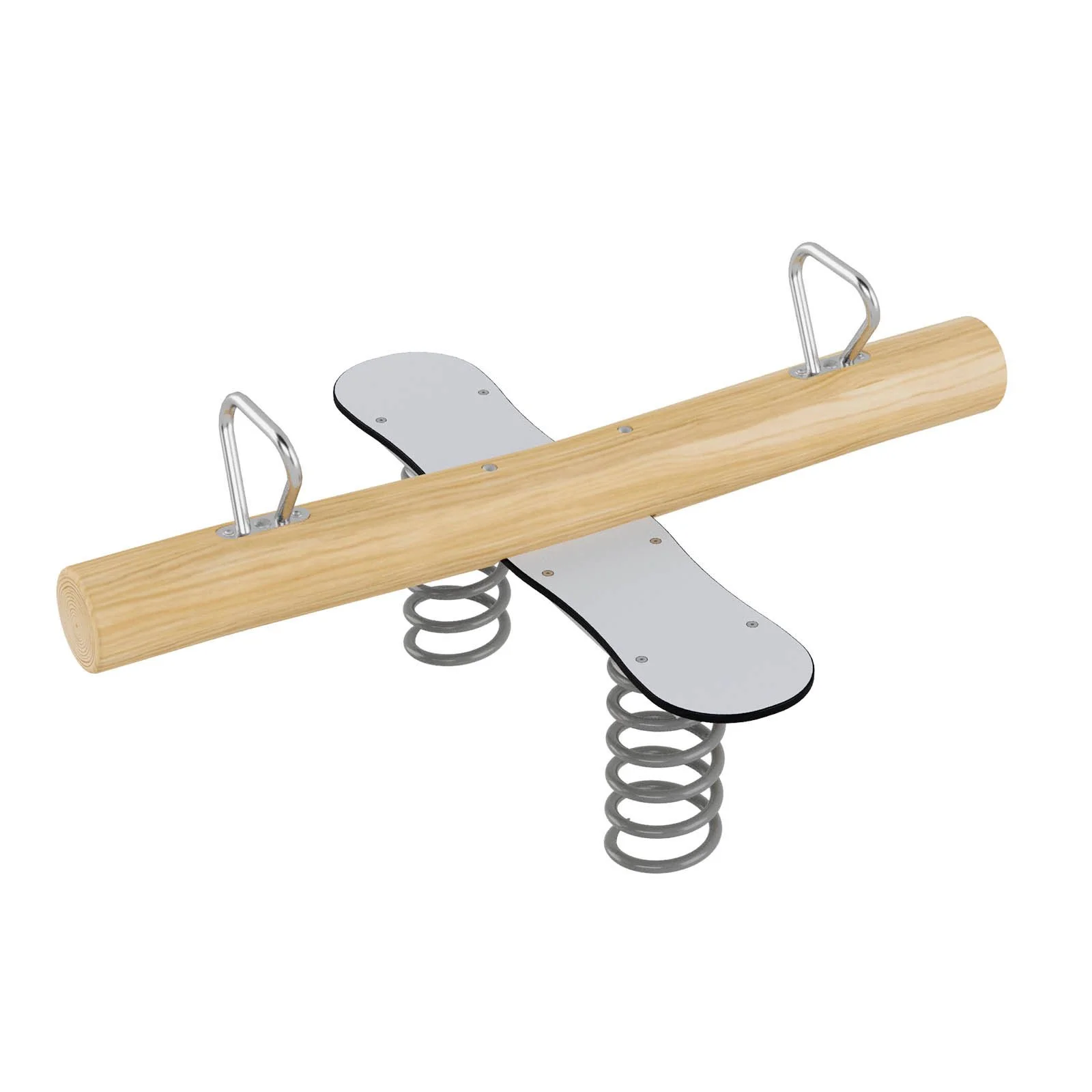 Robinio Spring Rocker 6810 for children aged 3–14, multi-user playground rocker supporting balance and coordination, designed for public spaces, EN 1176 compliant.