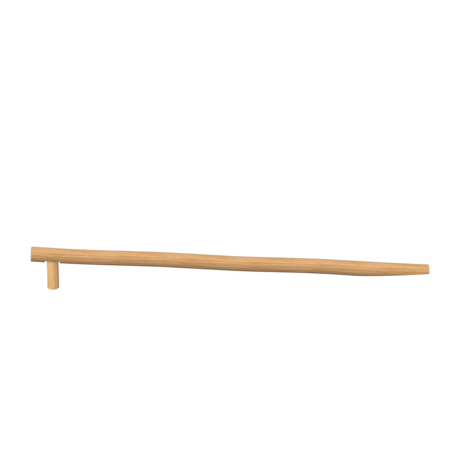 Inclined balance beam made of robinia wood for children aged 3–14, designed for public playgrounds and outdoor fitness trails, supporting balance and coordination.
