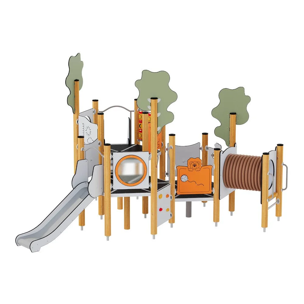 Orbis Kompaktiška Žaidimų Aikštelė 4, Medinė Konstrukcija (11762EPZ-A)