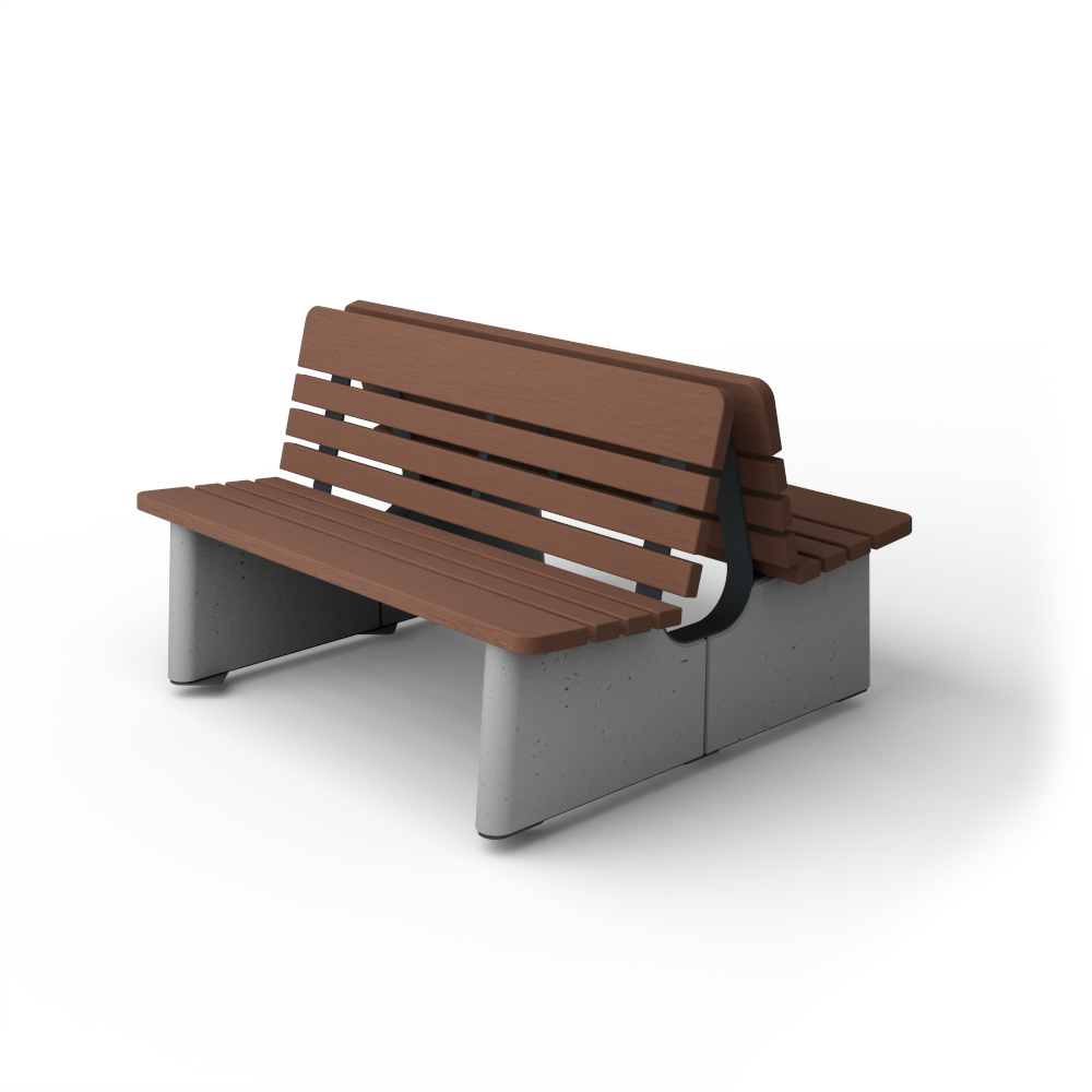 SLAVIA Dvipusis Suoliukas su Atlošu (LSL152)