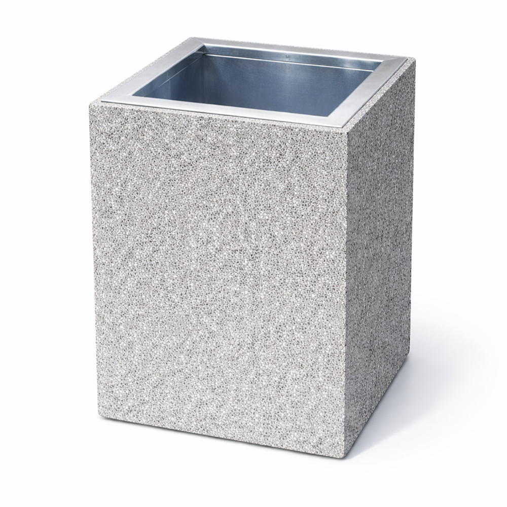 Betoninė šiukšlinė kvadratinė 70L (146)