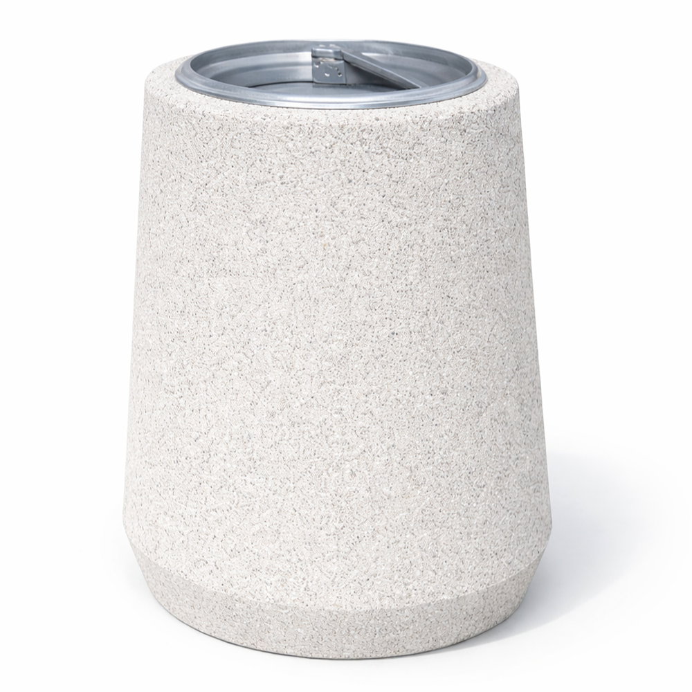 Betoninė šiukšlinė apvali 45L (137)