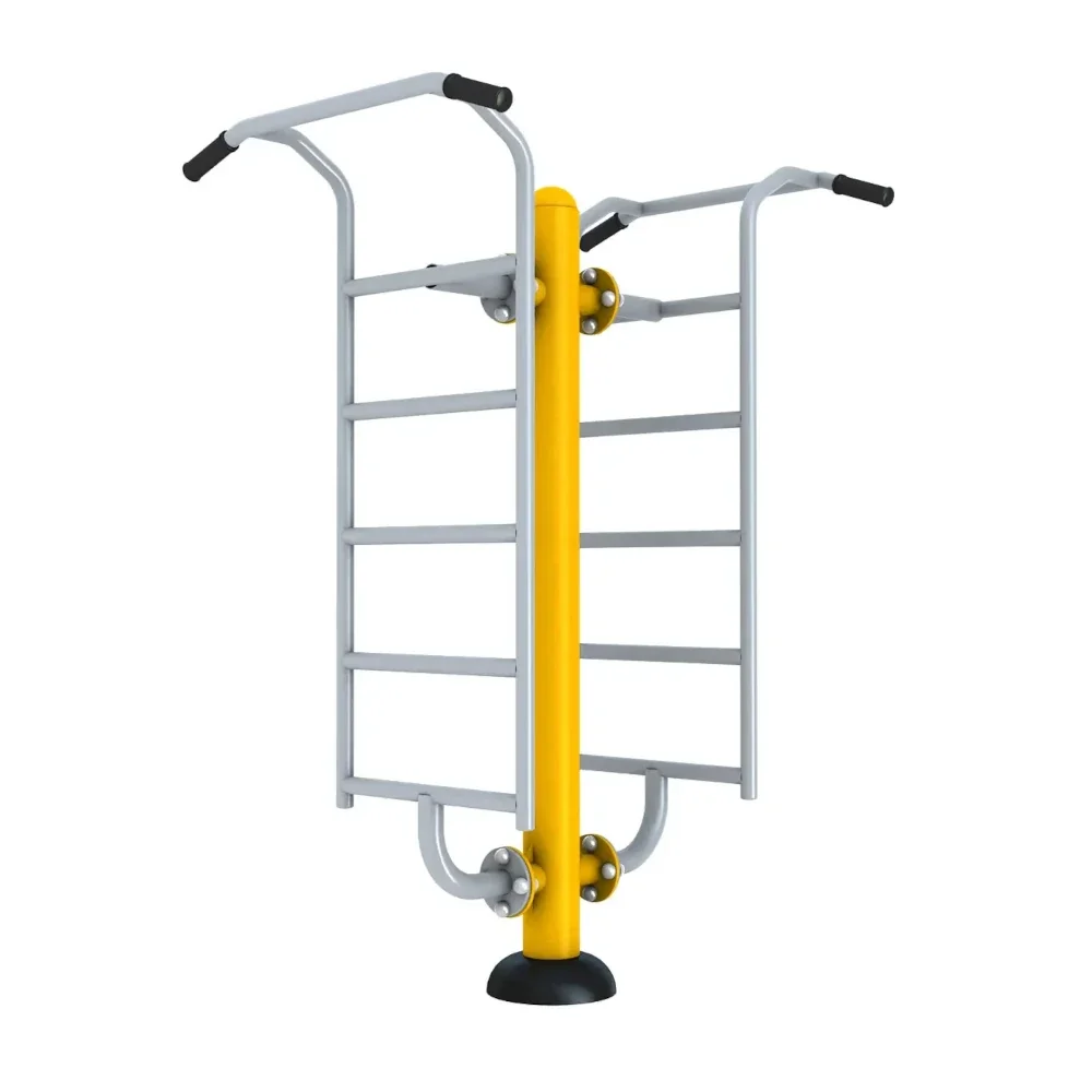 Dvigubos lauko kopėčios prisitraukimams ir viršutinės kūno dalies stiprinimui (THJ-D14)