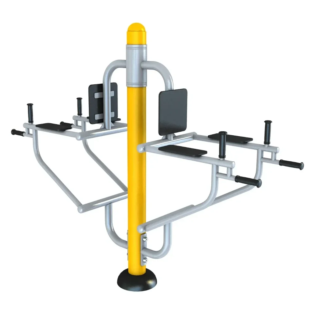 Dvigubas lauko treniruoklis pilvo preso ir rankų stiprinimui (THJ-D14/B)