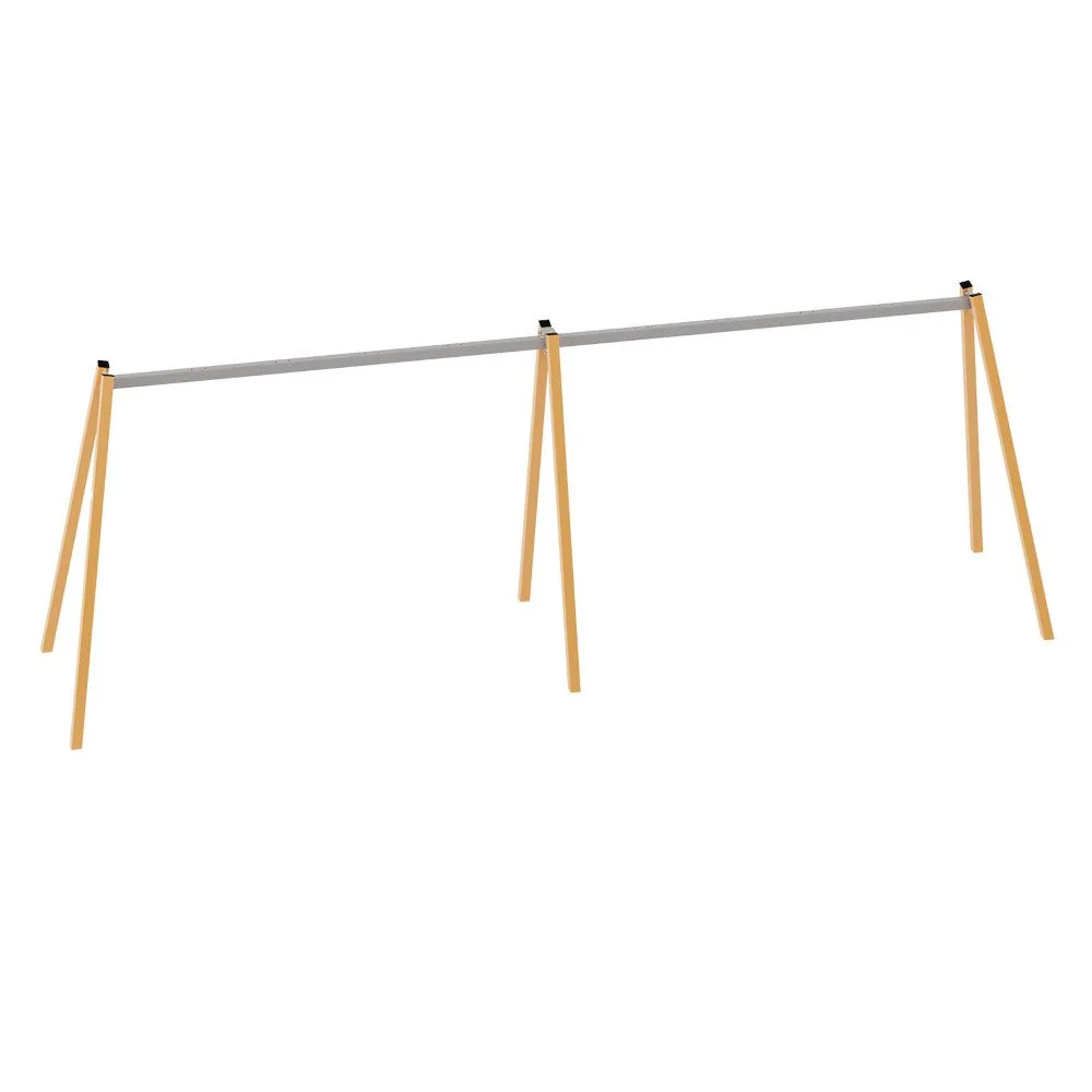 Urbi Keturvietės Sūpynės, be Sėdynės, su Metaliniais Stulpais (31220)