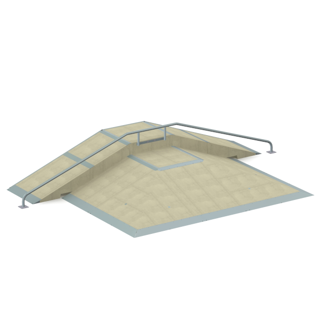 Betoninis FunBox 8 riedlenčių parko rinkinys (107870)