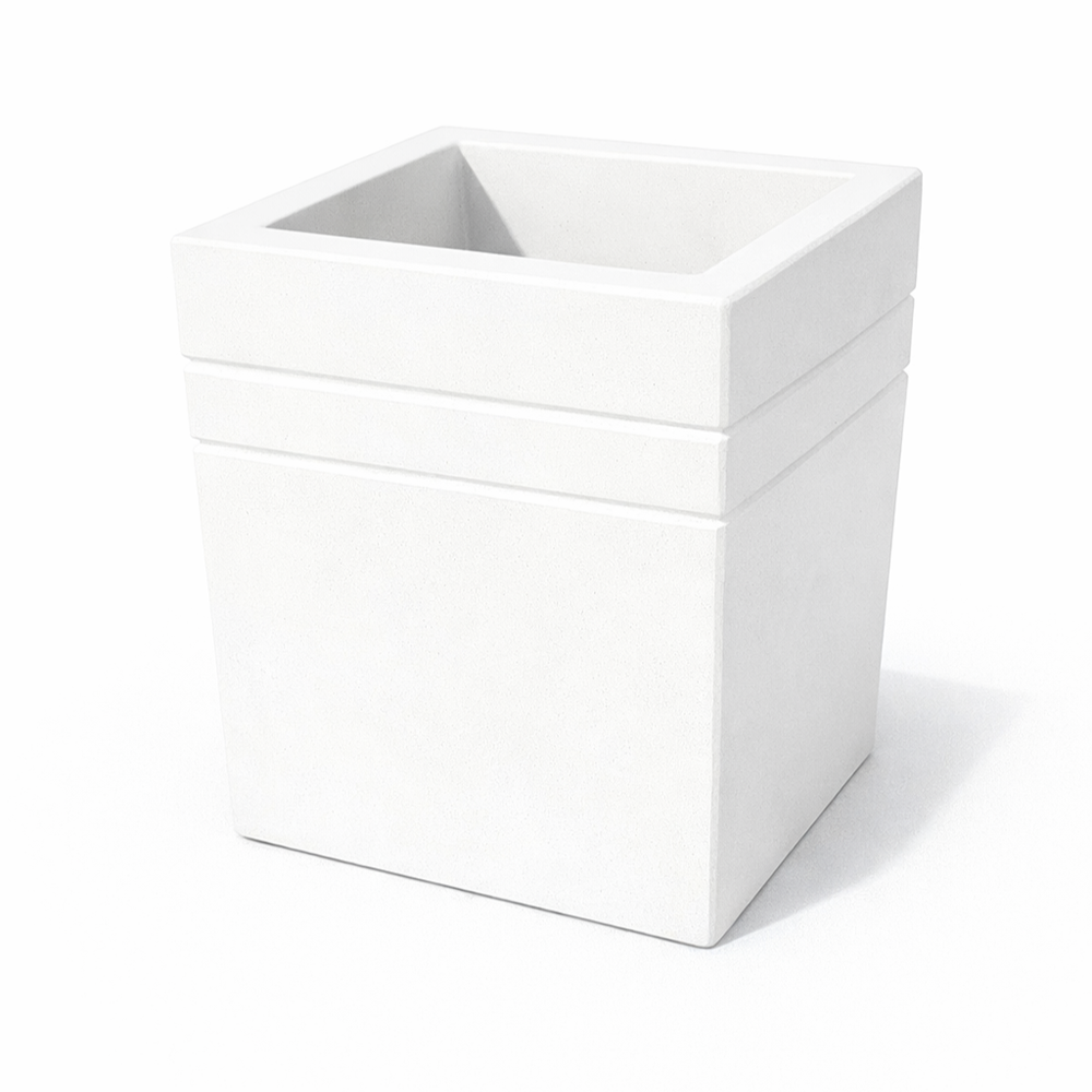 Betoninė kvadratinė šiukšlių dėžė 50 L (600)