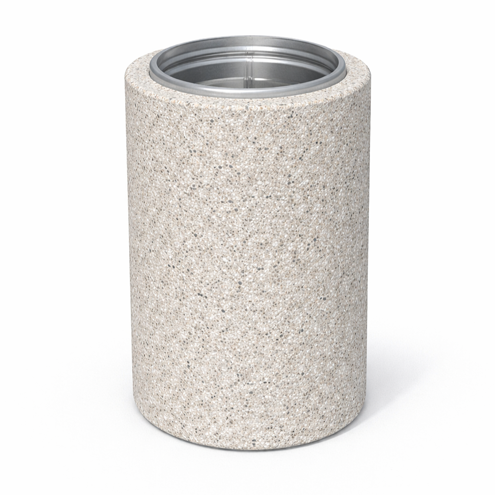 Betoninė šiukšlinė apvali 70L (114)