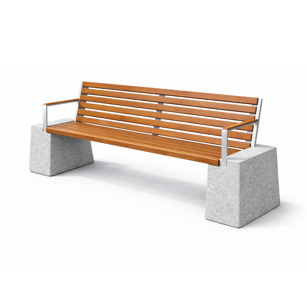 Betoninis suolas su atlošu ir porankiais (164)