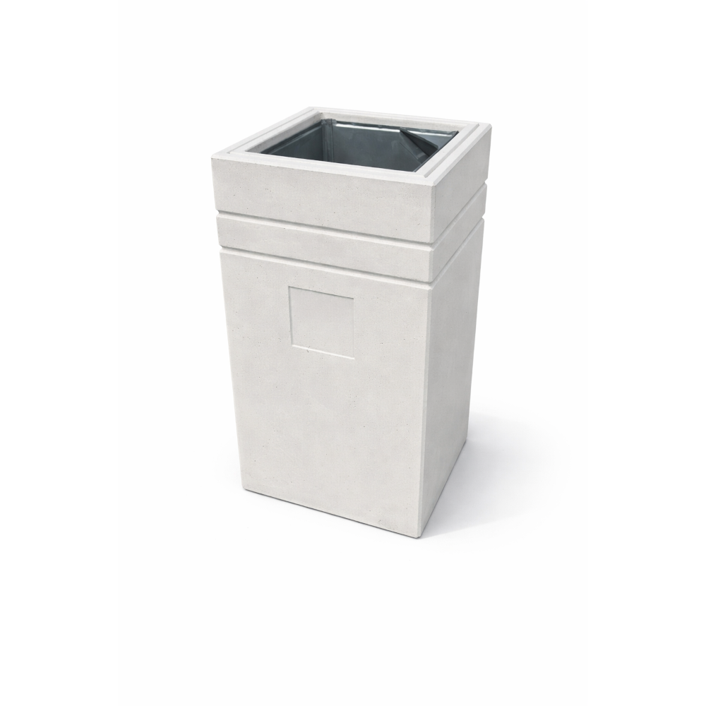 Betoninė šiukšlių dėžė su stogeliu 70 L (621)